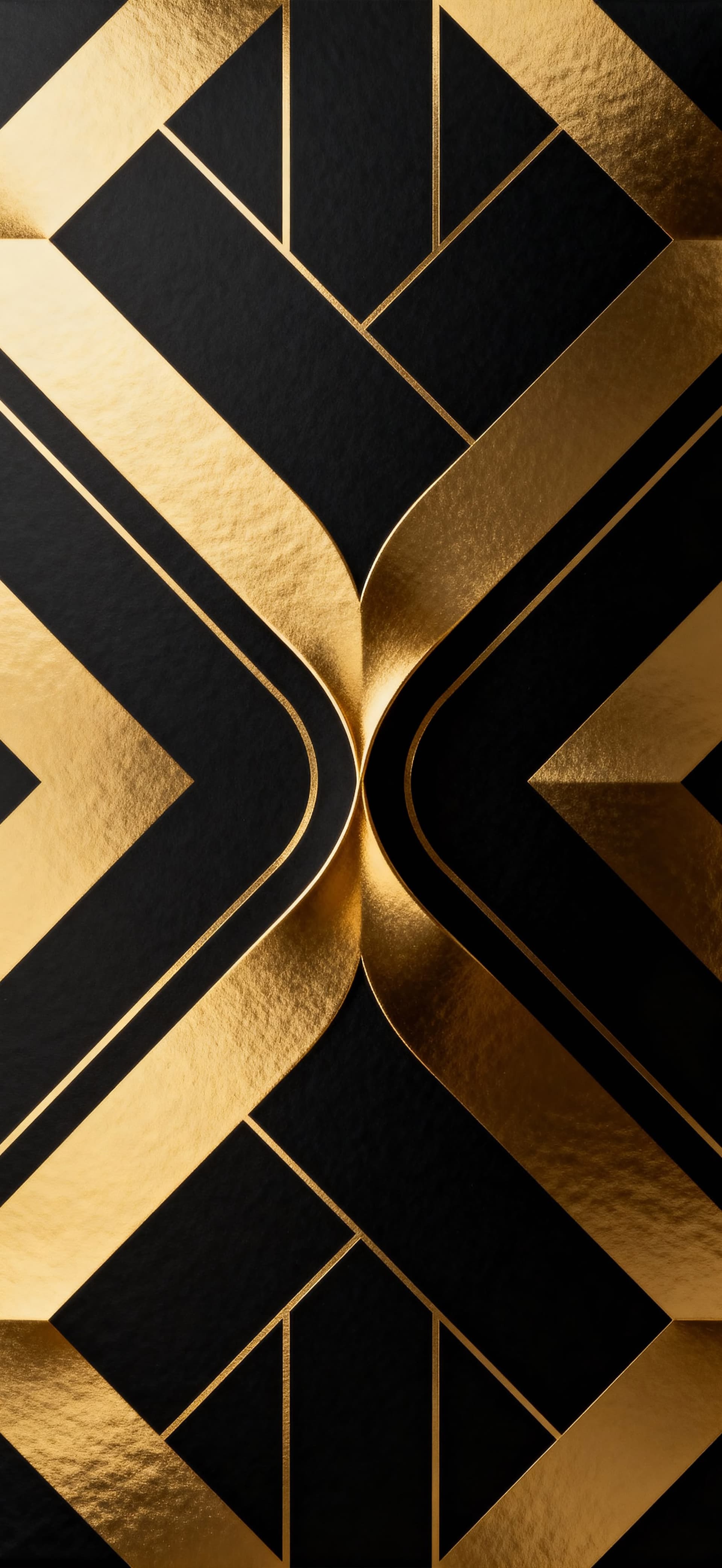 Golden Geometry 2 - free phone wallpaper