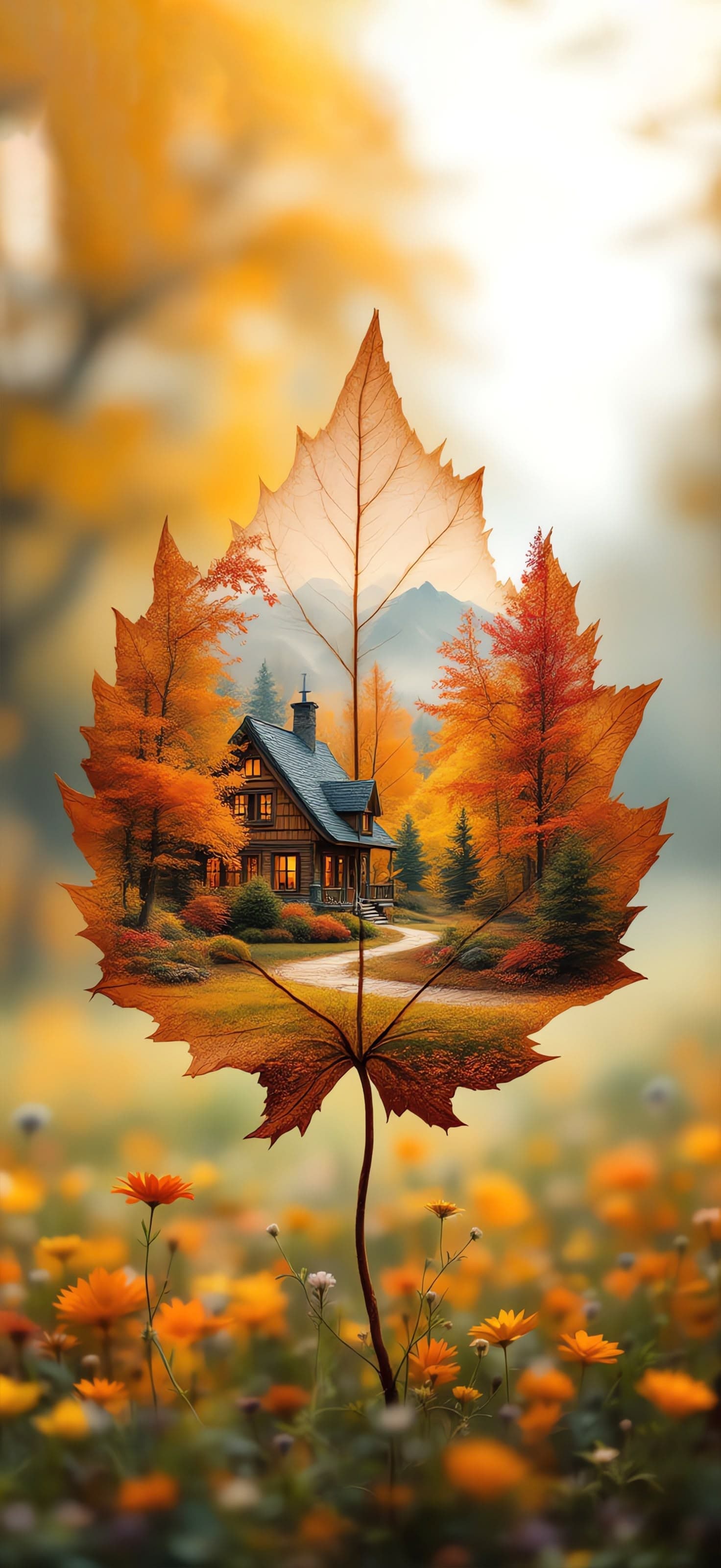 Leaf of Dreams 2 - Pro phone wallpaper