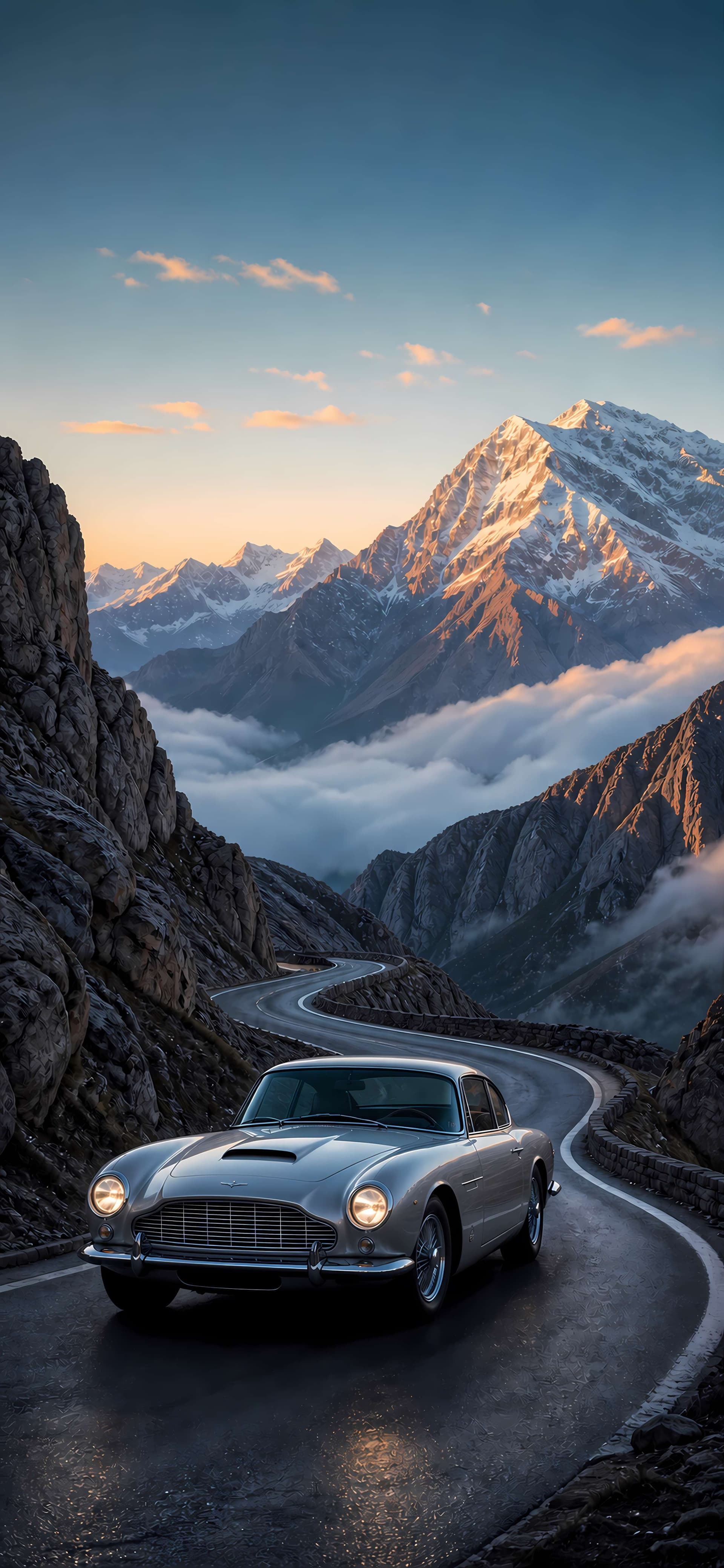 Alpine Classic Drive - free phone wallpaper
