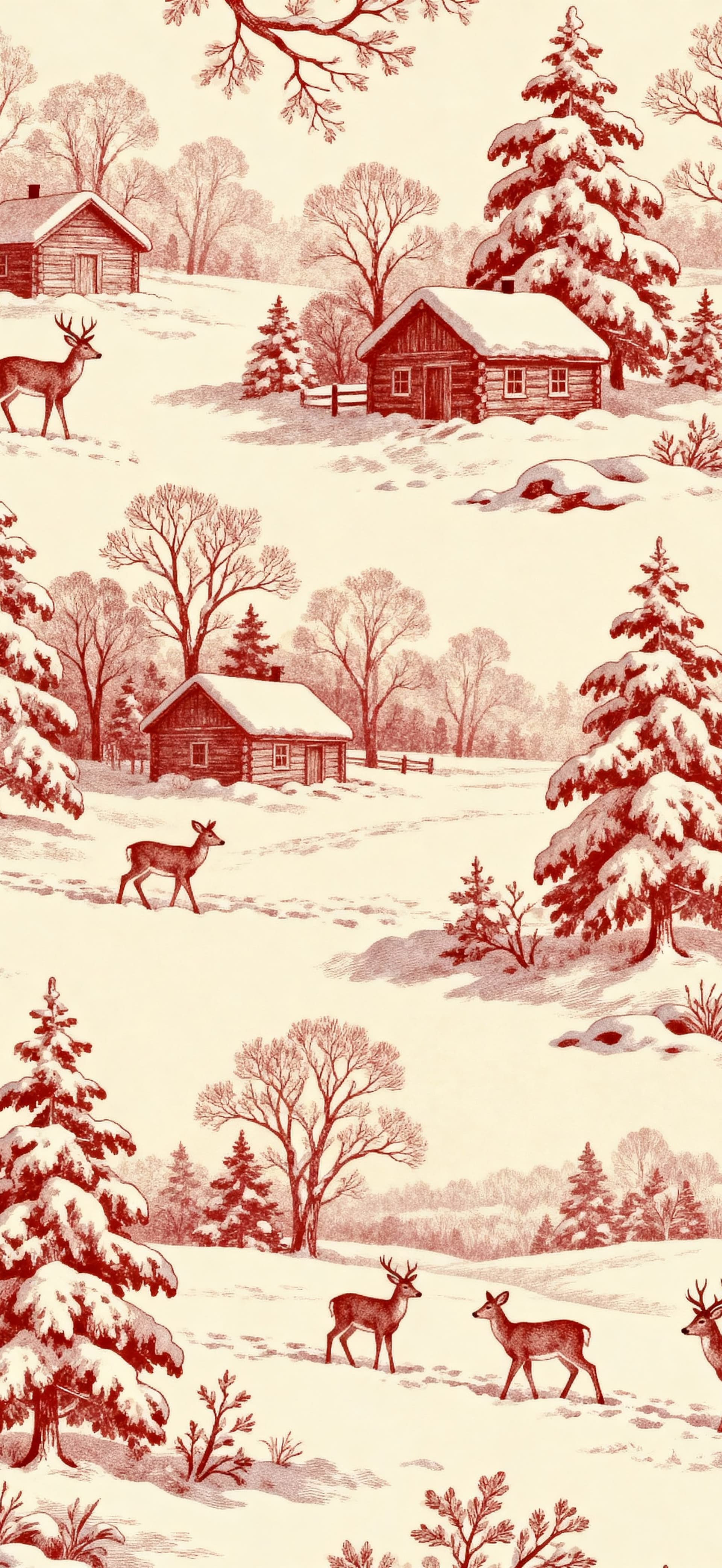 Winter Pattern 1 - Pro phone wallpaper