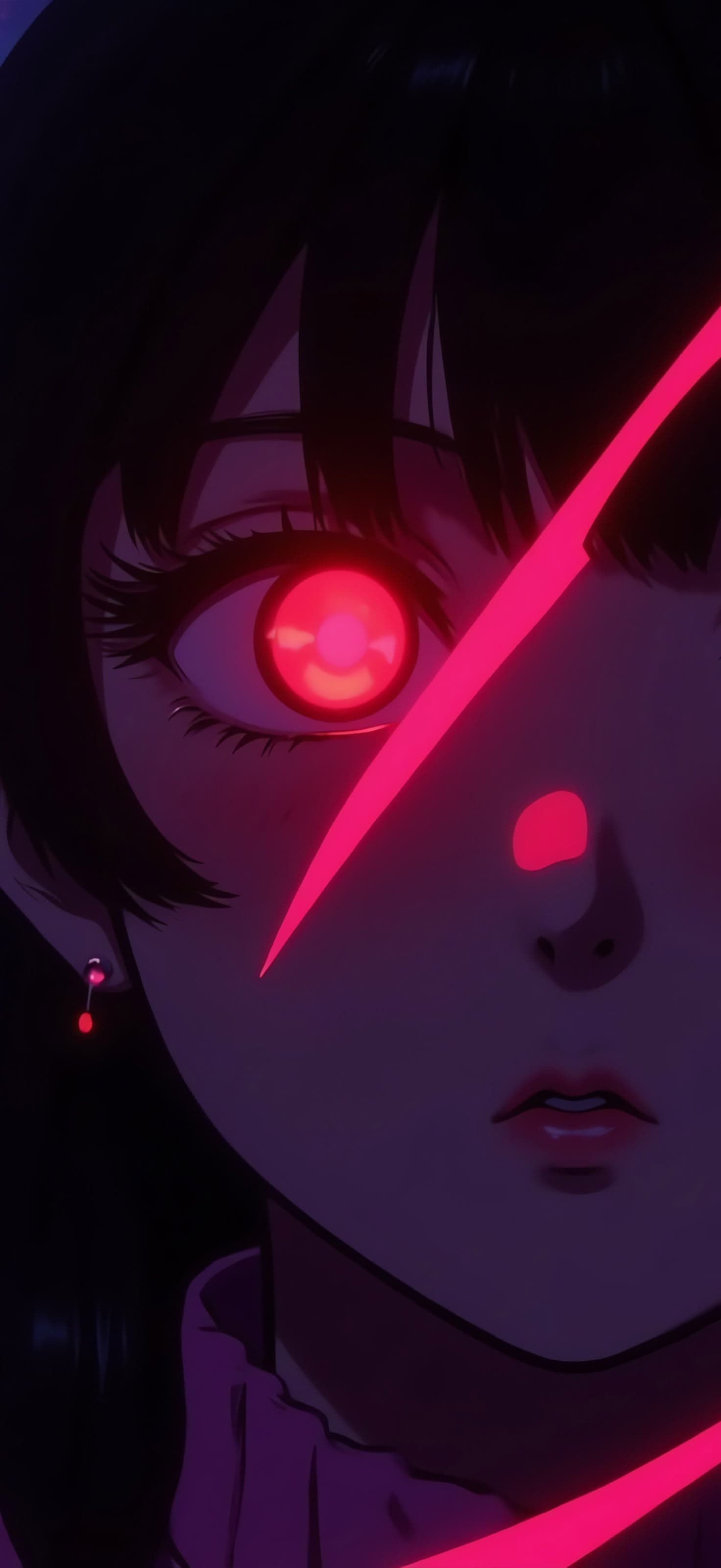 Neon Anime Glare 1 - Pro phone wallpaper