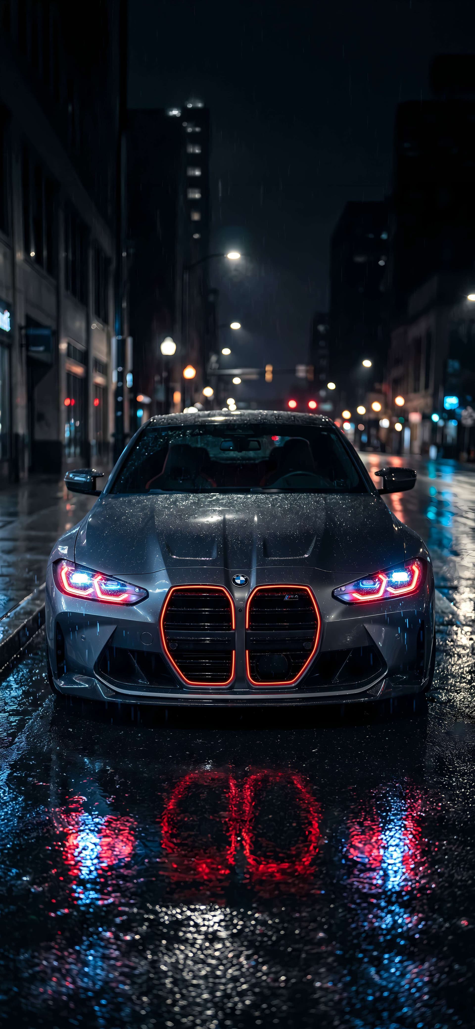 Rainy City Car - Pro phone wallpaper