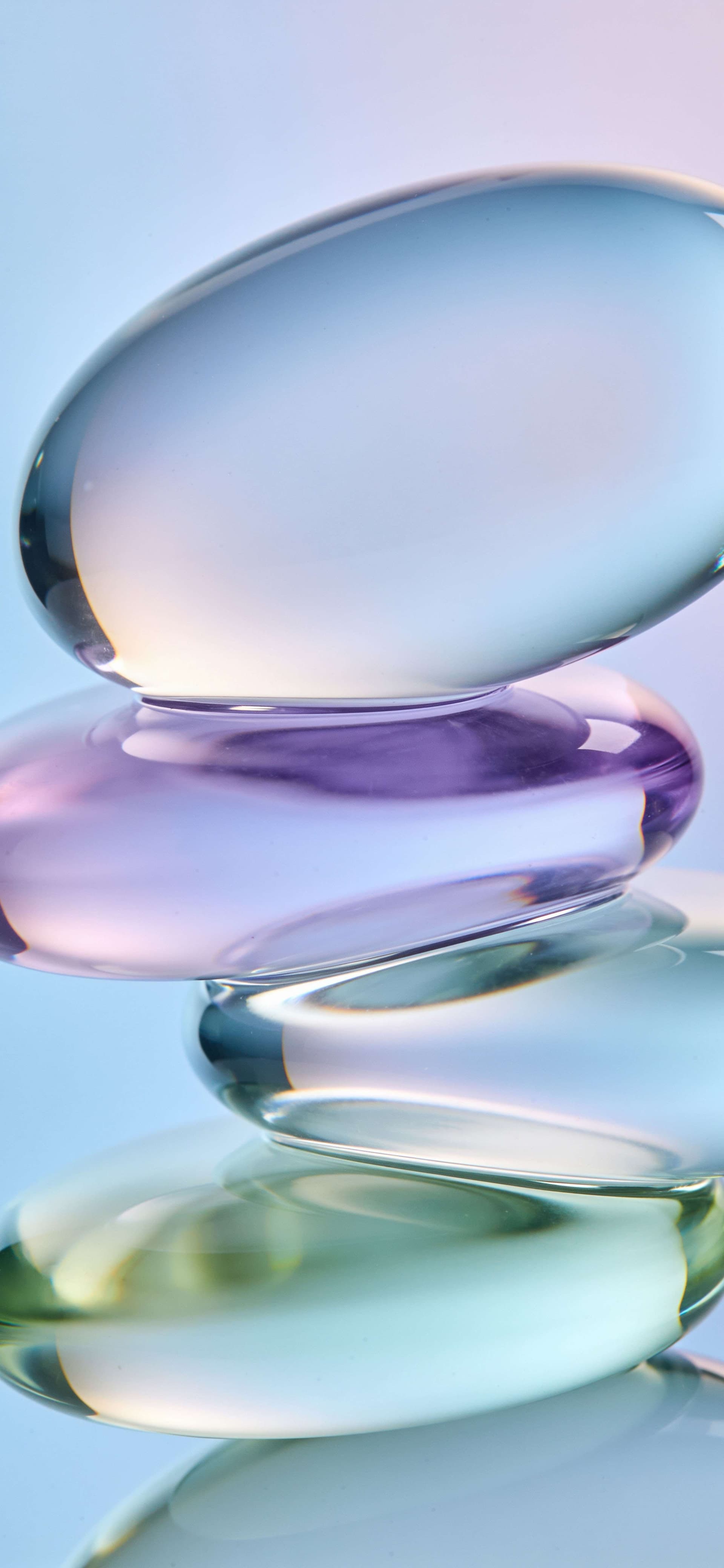 Translucent Zen Stones - Pro phone wallpaper