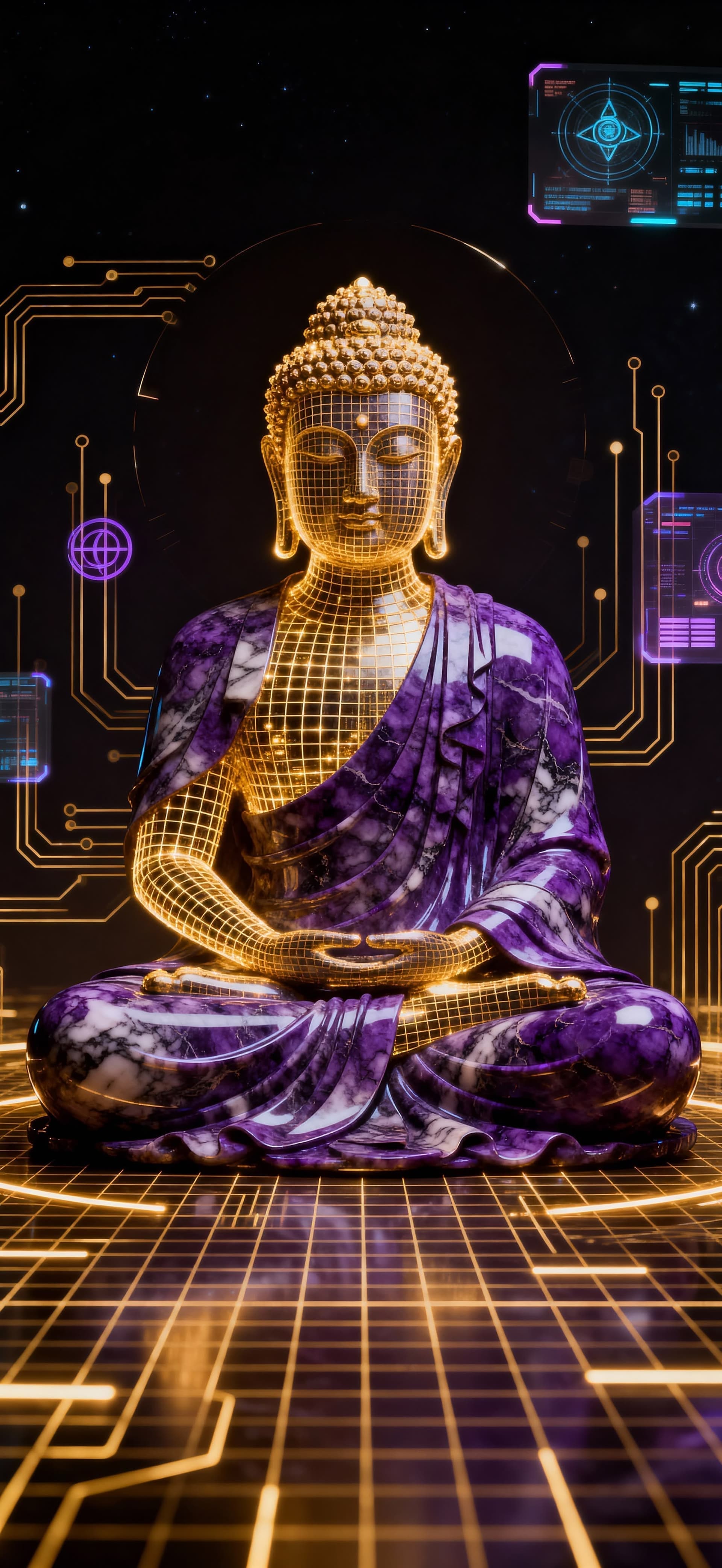 Cyber Dharma 3 - Pro phone wallpaper