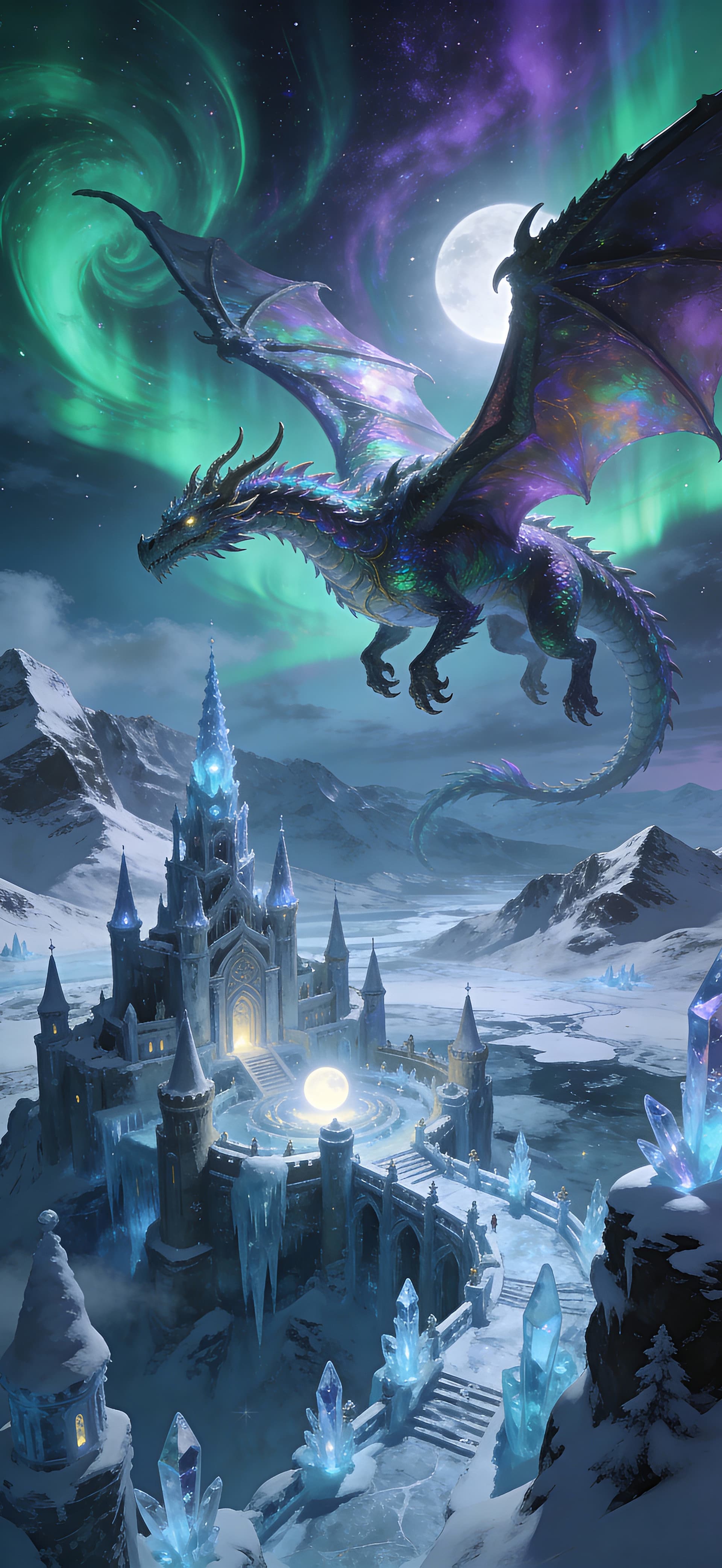 Frost Dragon 3 - Pro phone wallpaper
