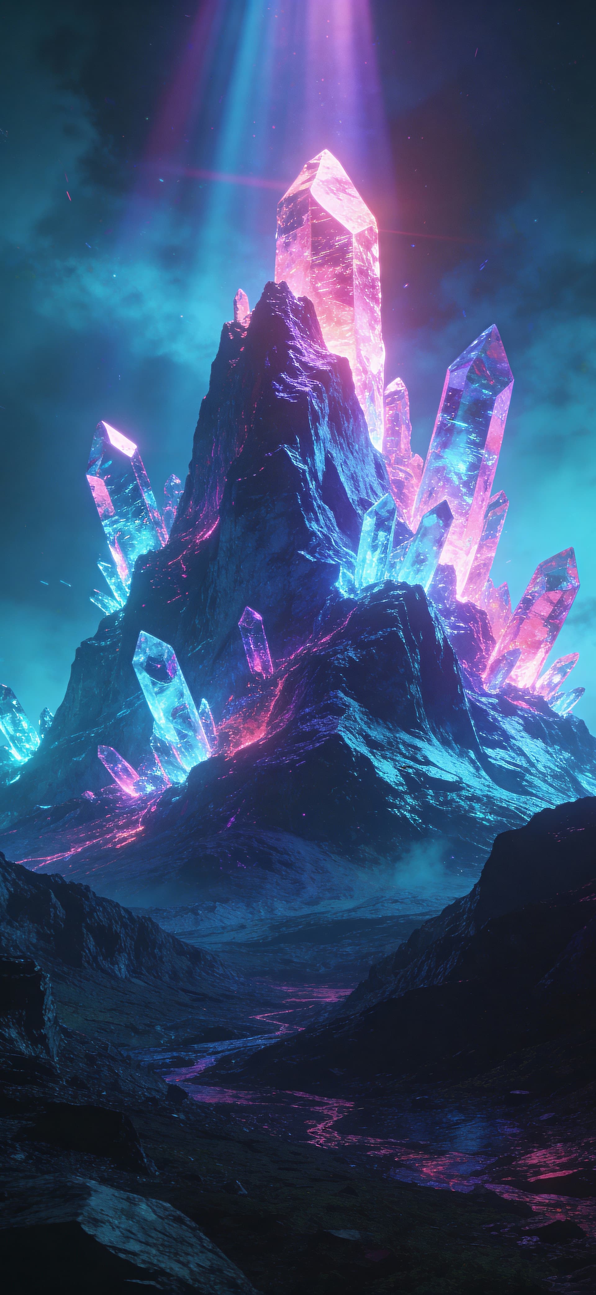 Crystal Nexus 3 - free phone wallpaper