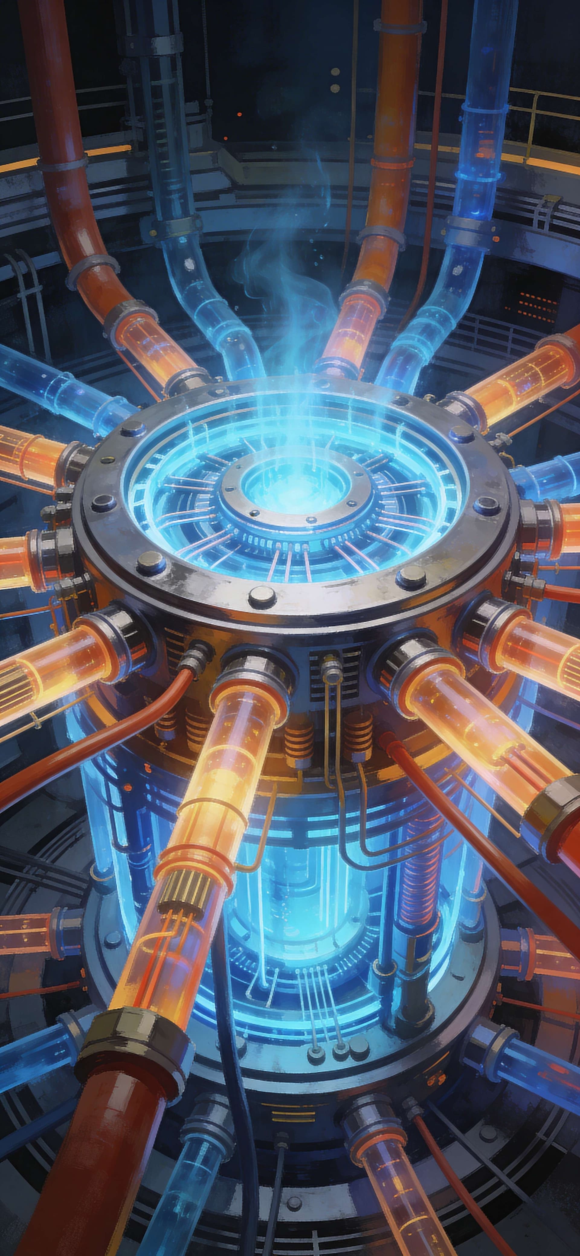 Futuristic Core Reactor - free phone wallpaper