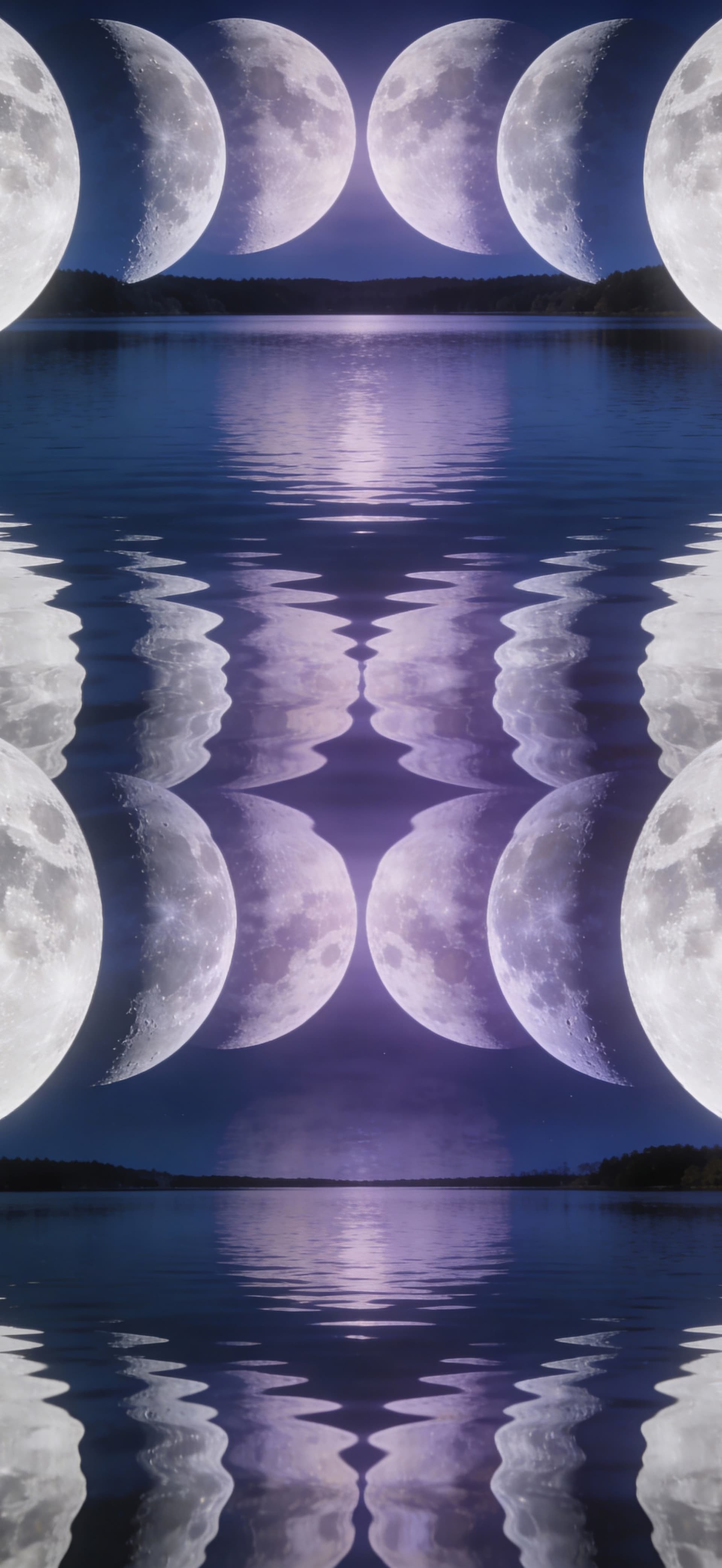 Lunar Reflections - free phone wallpaper