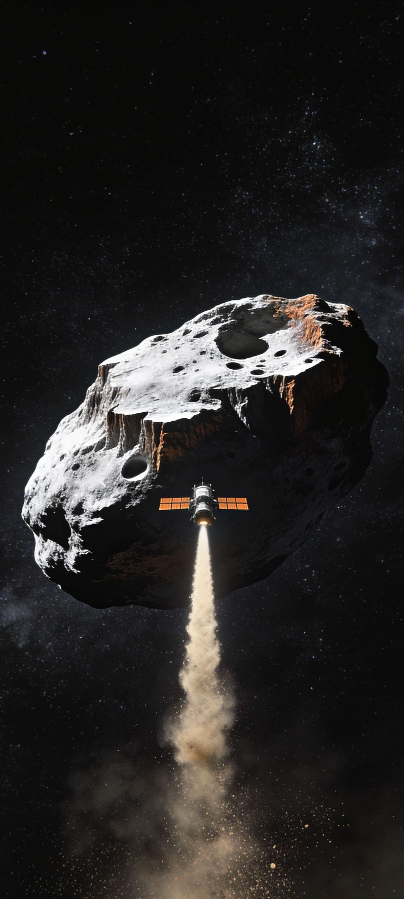 Asteroid Space Probe - free phone wallpaper