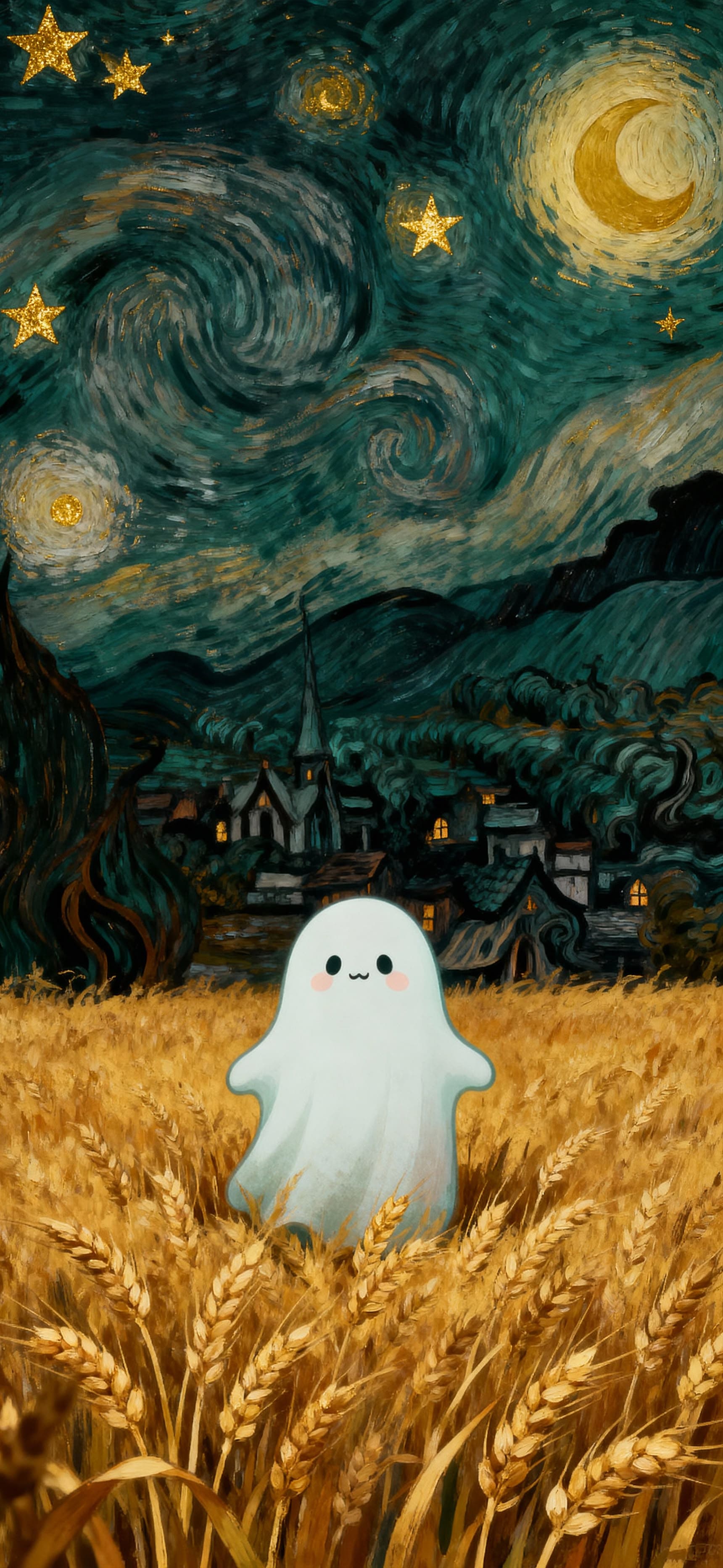 Starry Wheat Ghost 3 - Pro phone wallpaper