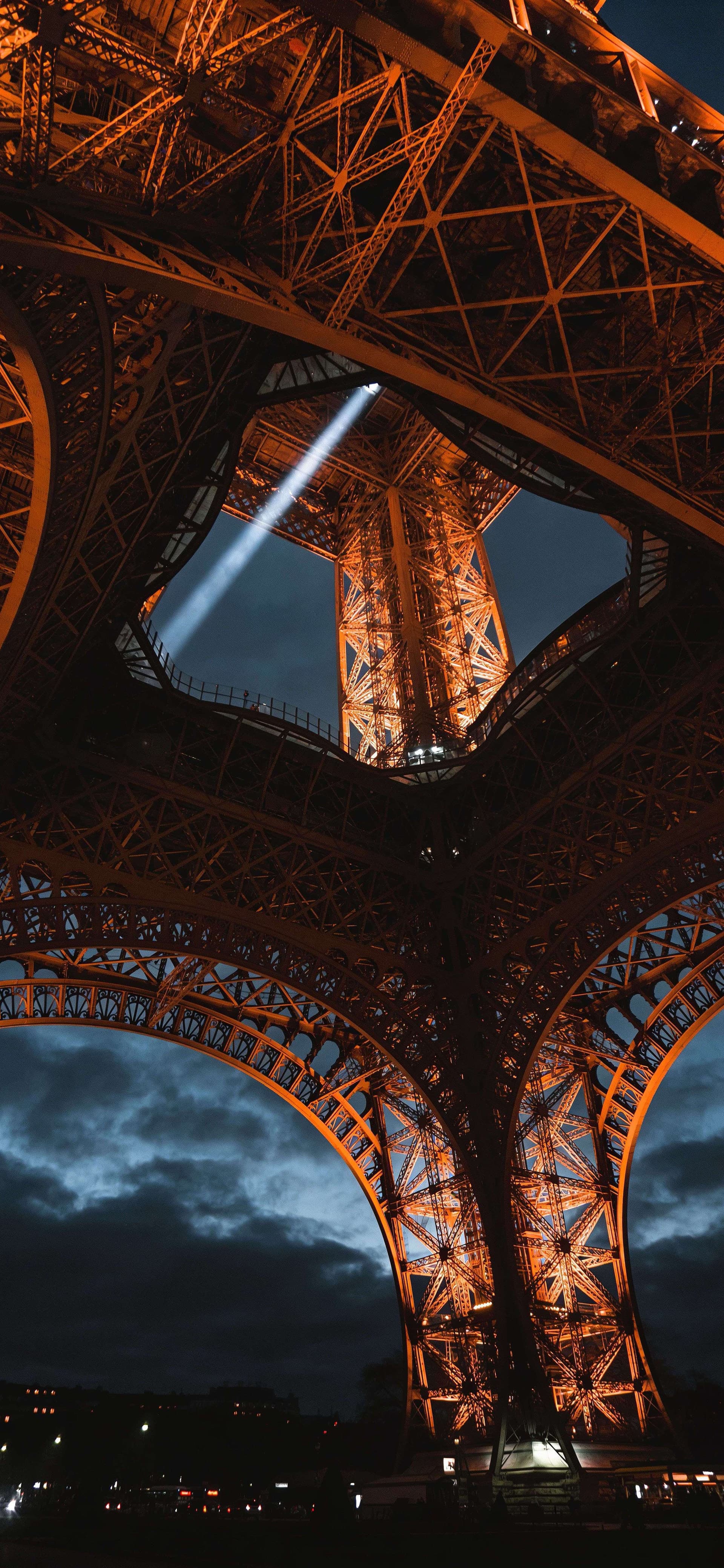 Eiffel Tower Nocturne - free phone wallpaper