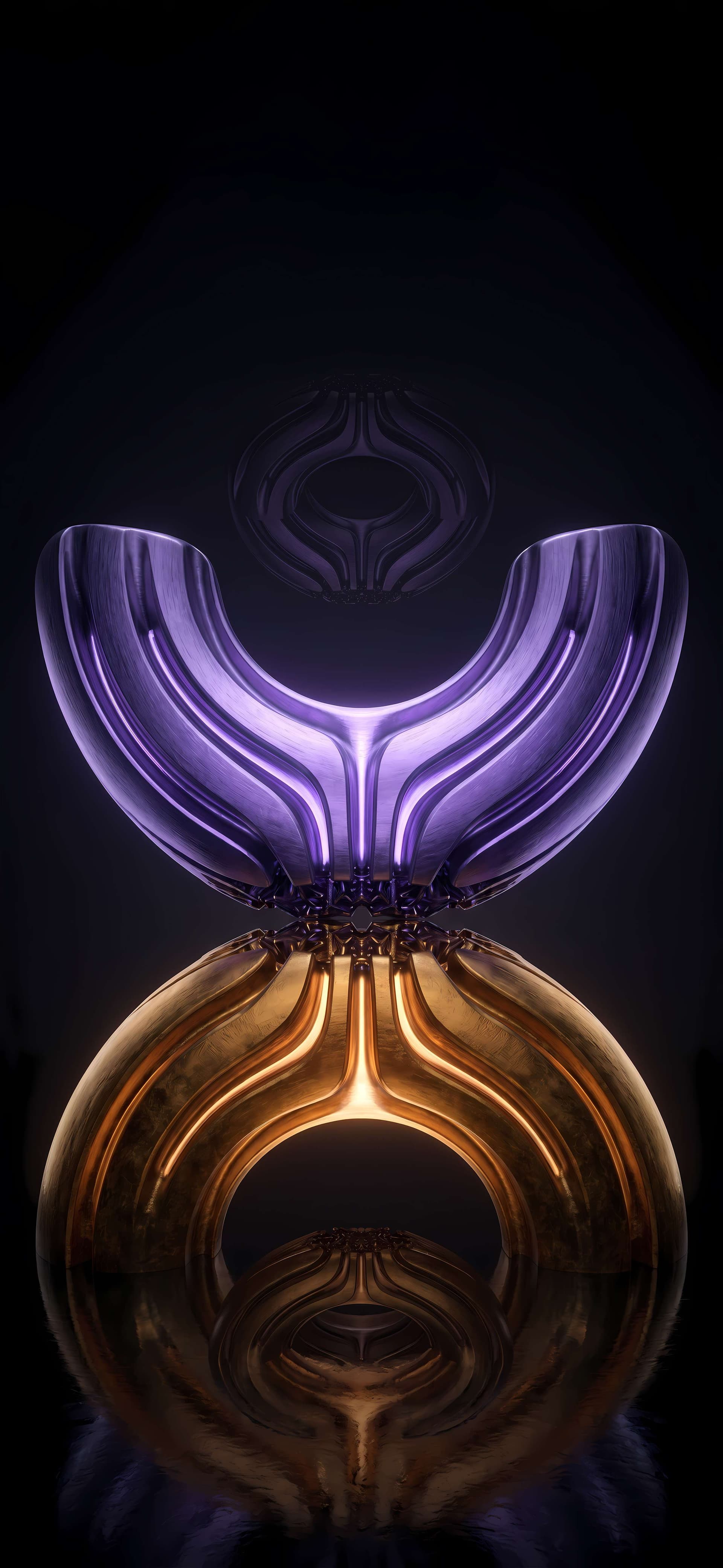 Cosmic Energy Flow - Pro phone wallpaper