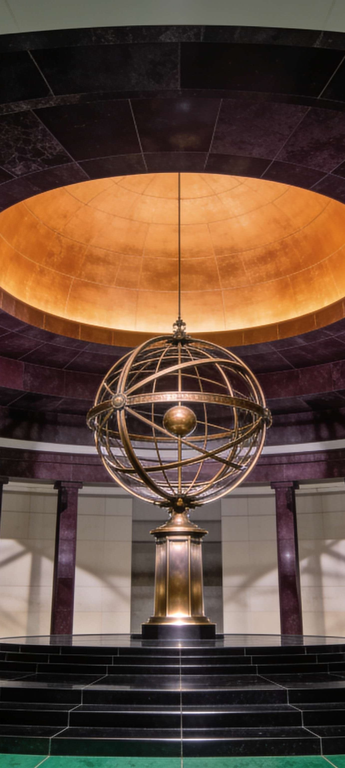 Celestial Armillary Rotunda - free phone wallpaper