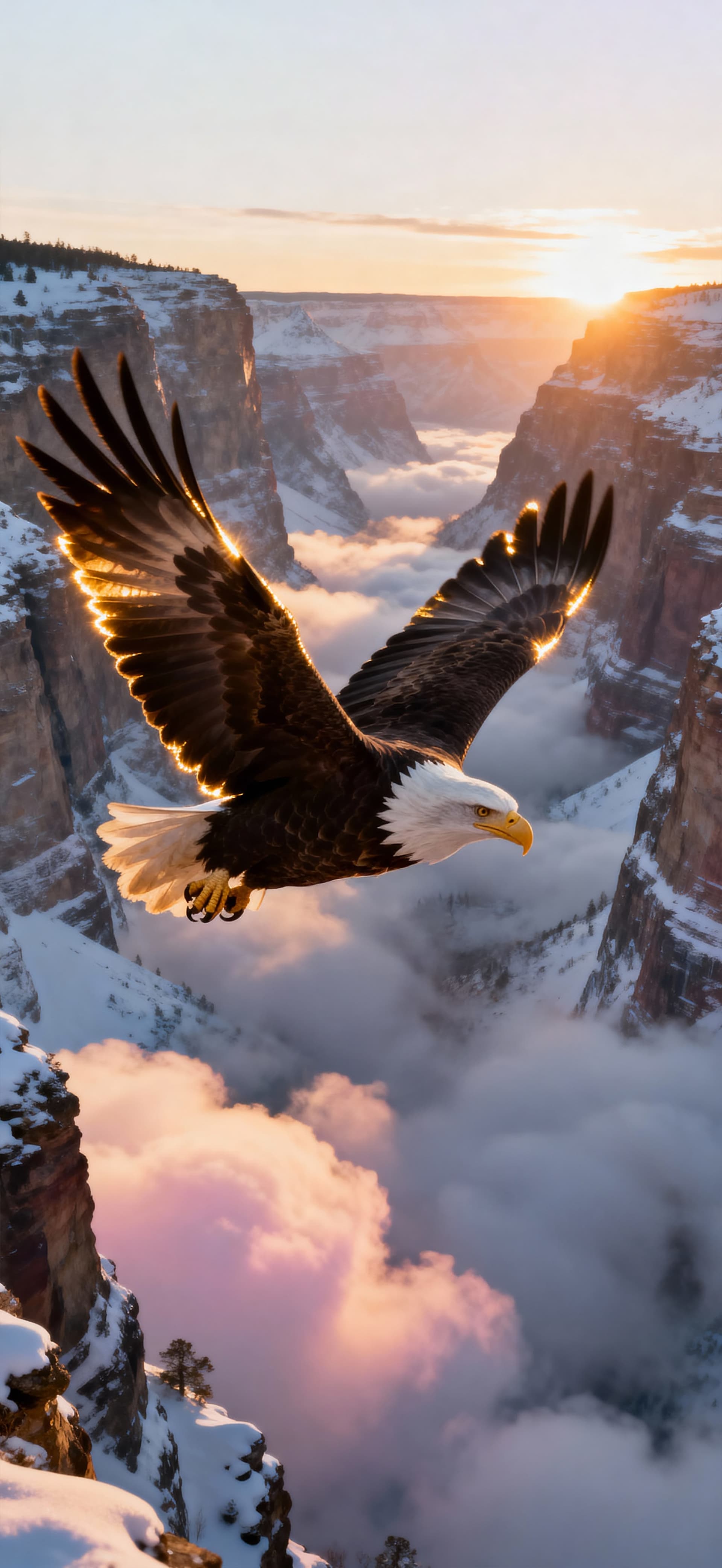 Canyon Soaring 2 - free phone wallpaper