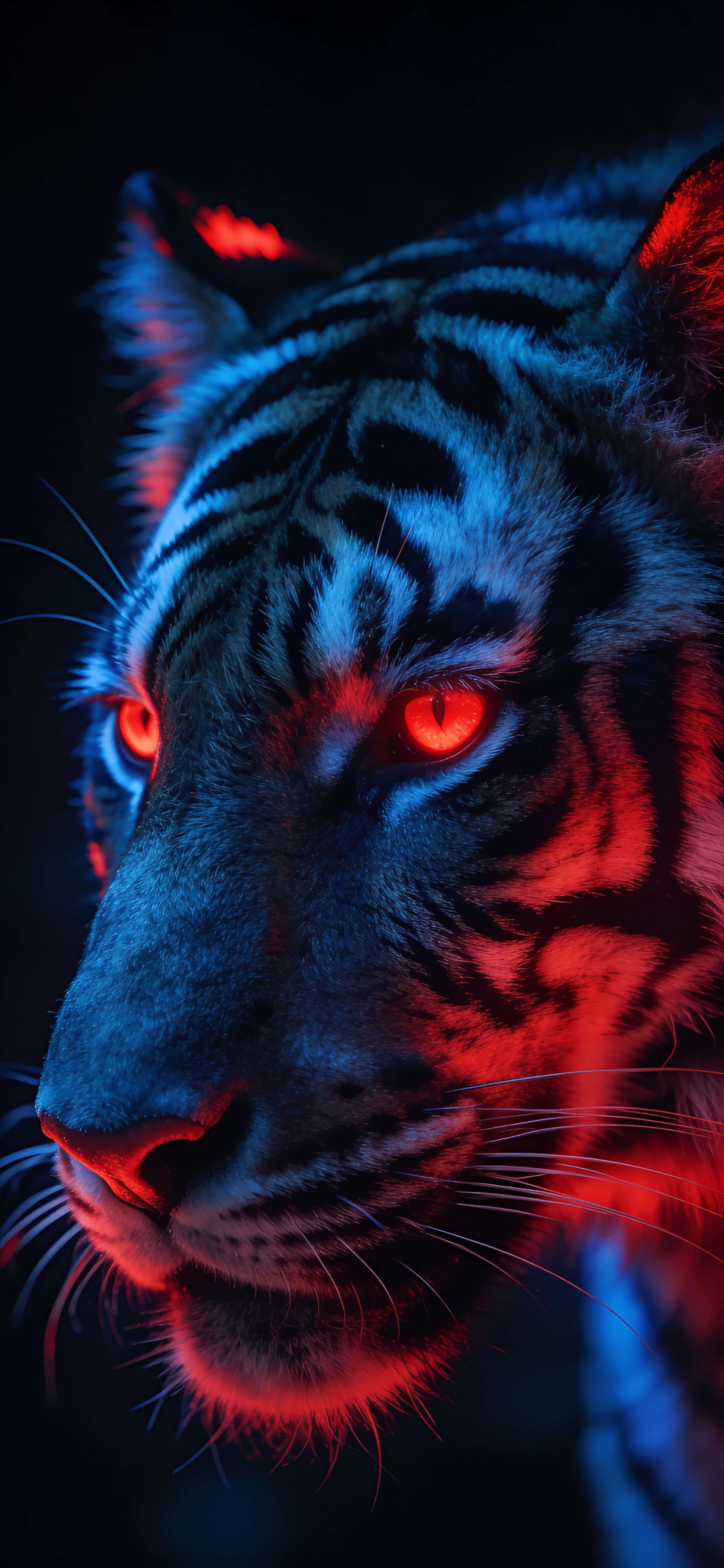 Neon Predator Glow - Pro phone wallpaper