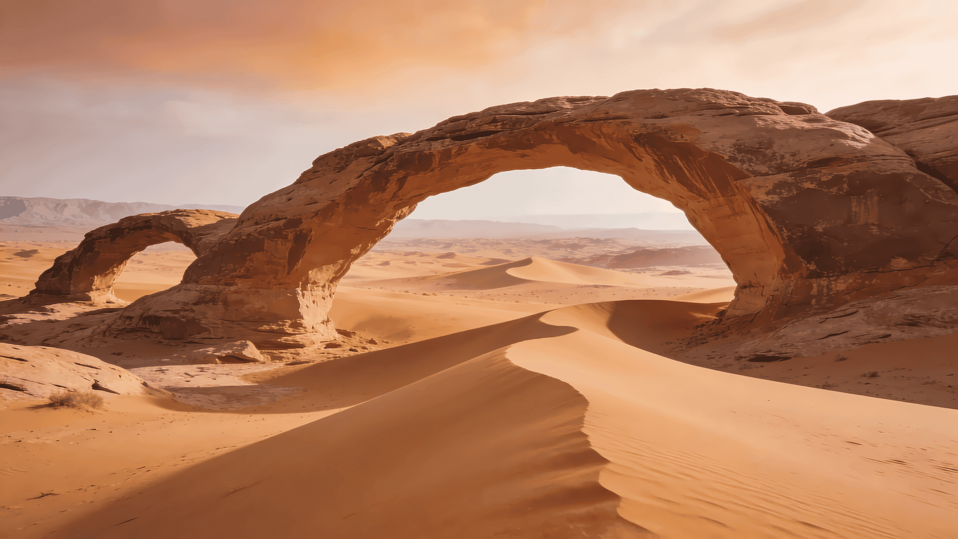 Desert Stone Arch - Pro desktop wallpaper