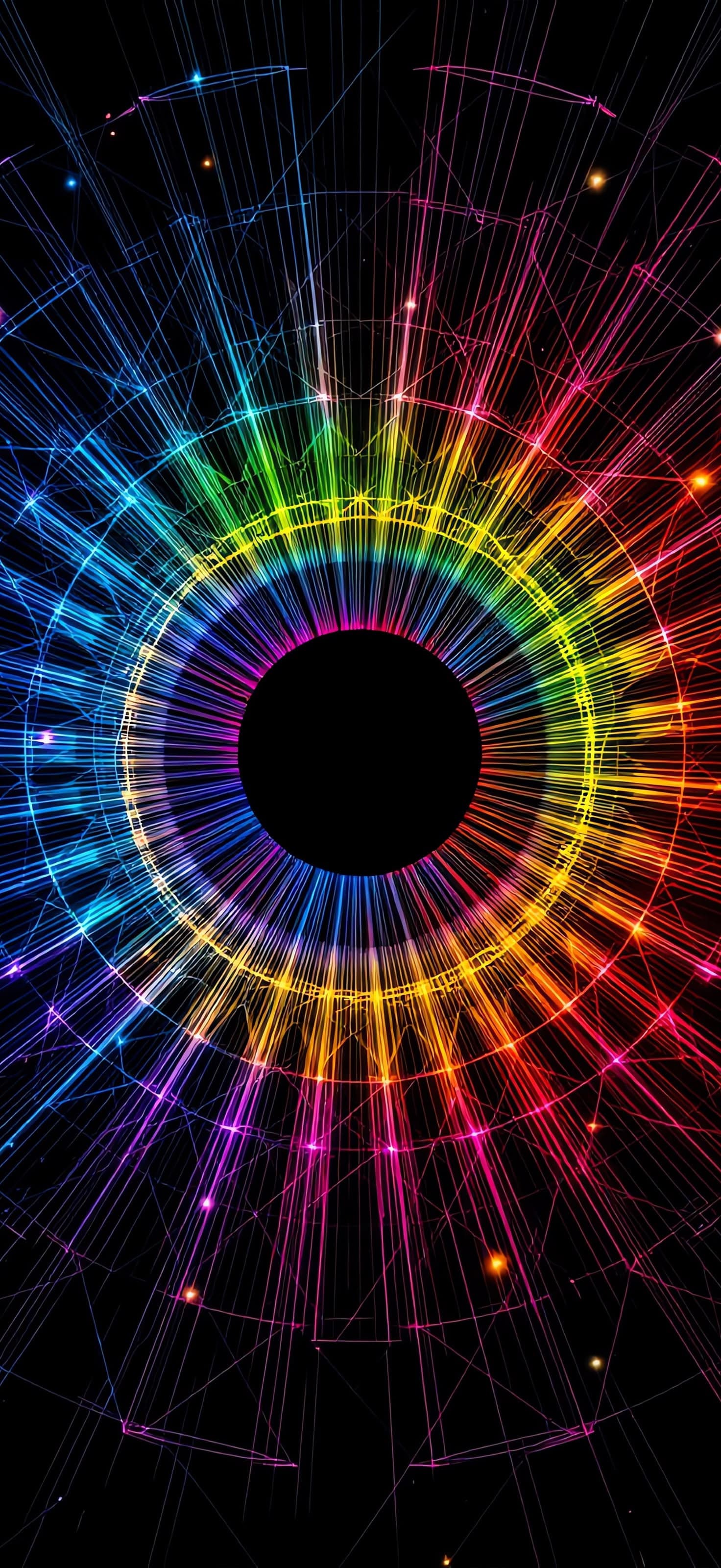 Neon Singularity 2 - Pro phone wallpaper