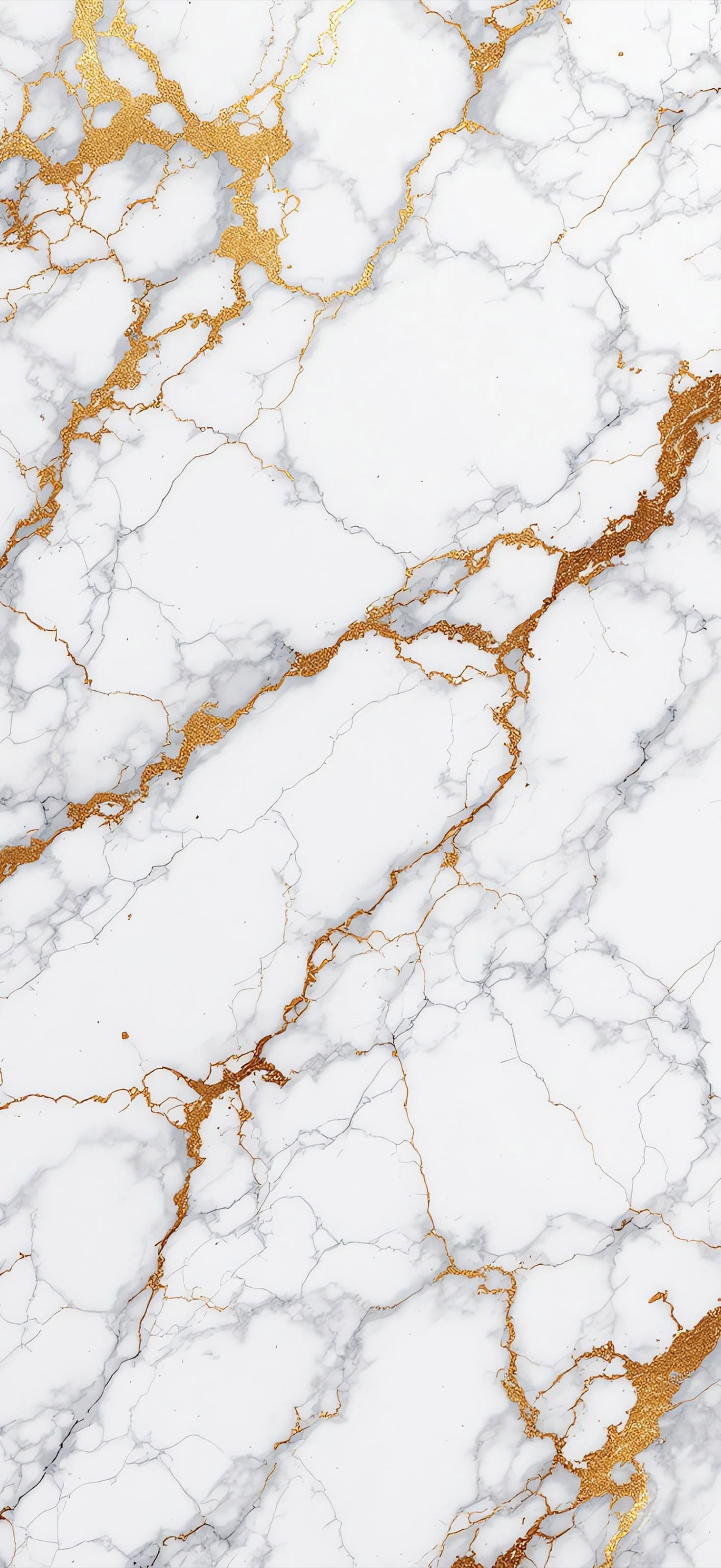 Golden Veins Marble 3 - free phone wallpaper