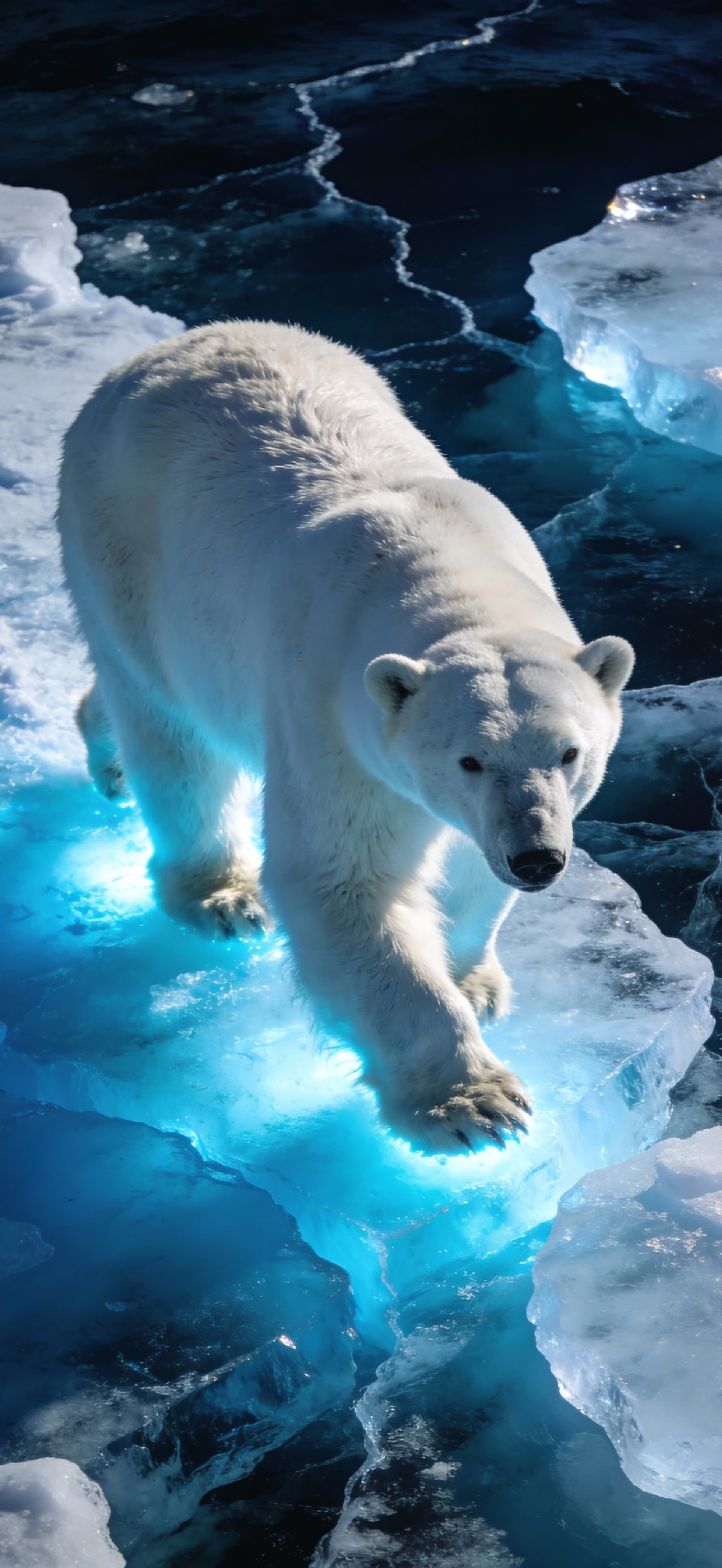 Arctic Glow 1 - Pro phone wallpaper
