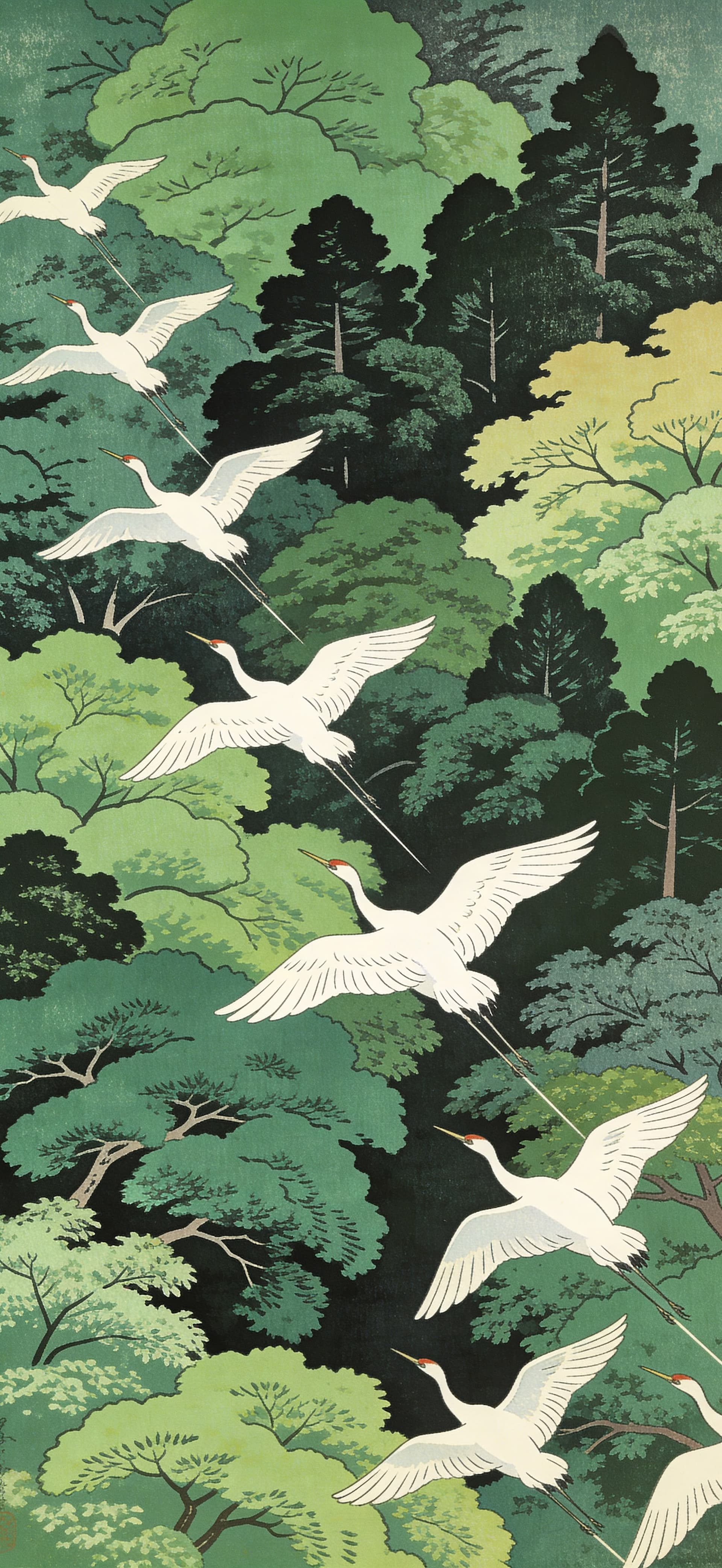 Crane Flight Pattern - free phone wallpaper