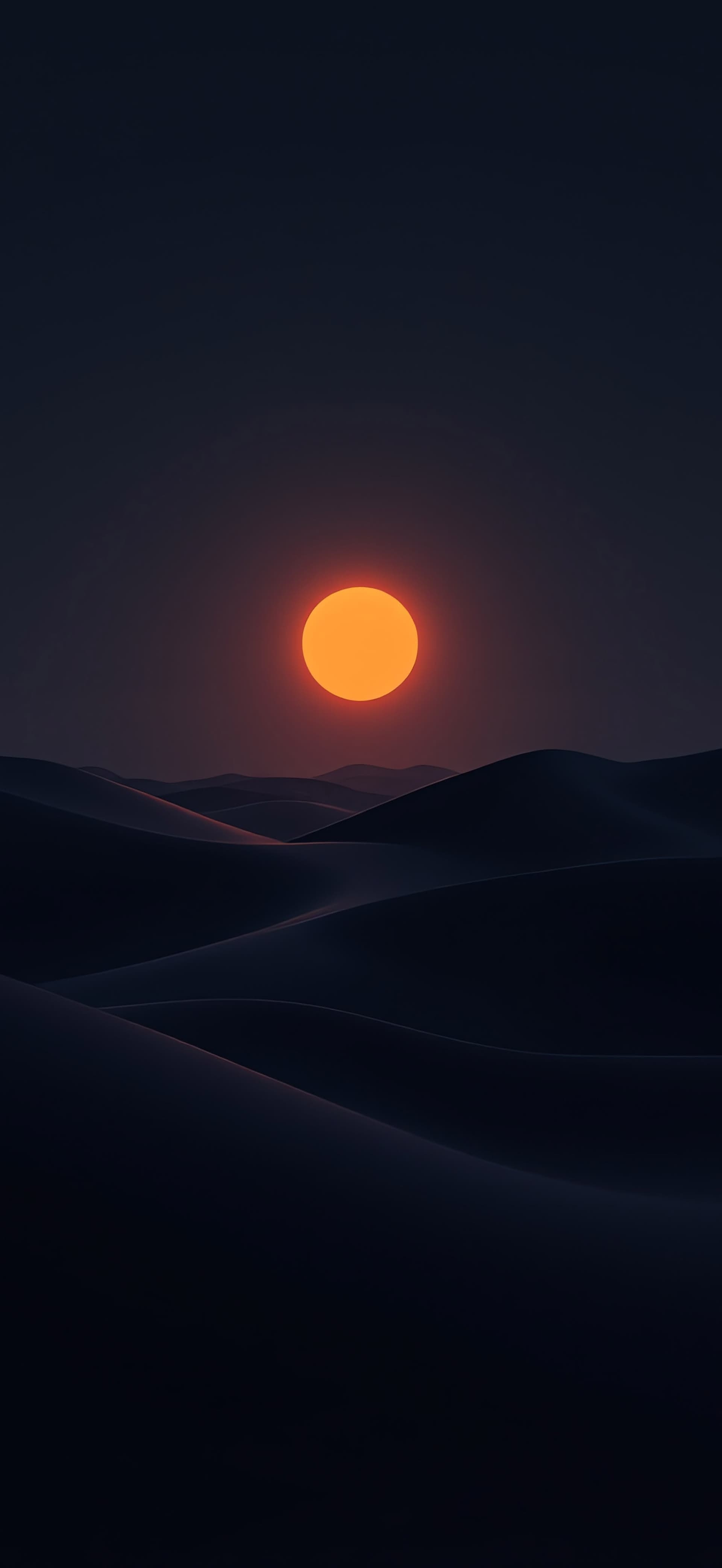 Sunset Desert Dunes - Pro phone wallpaper