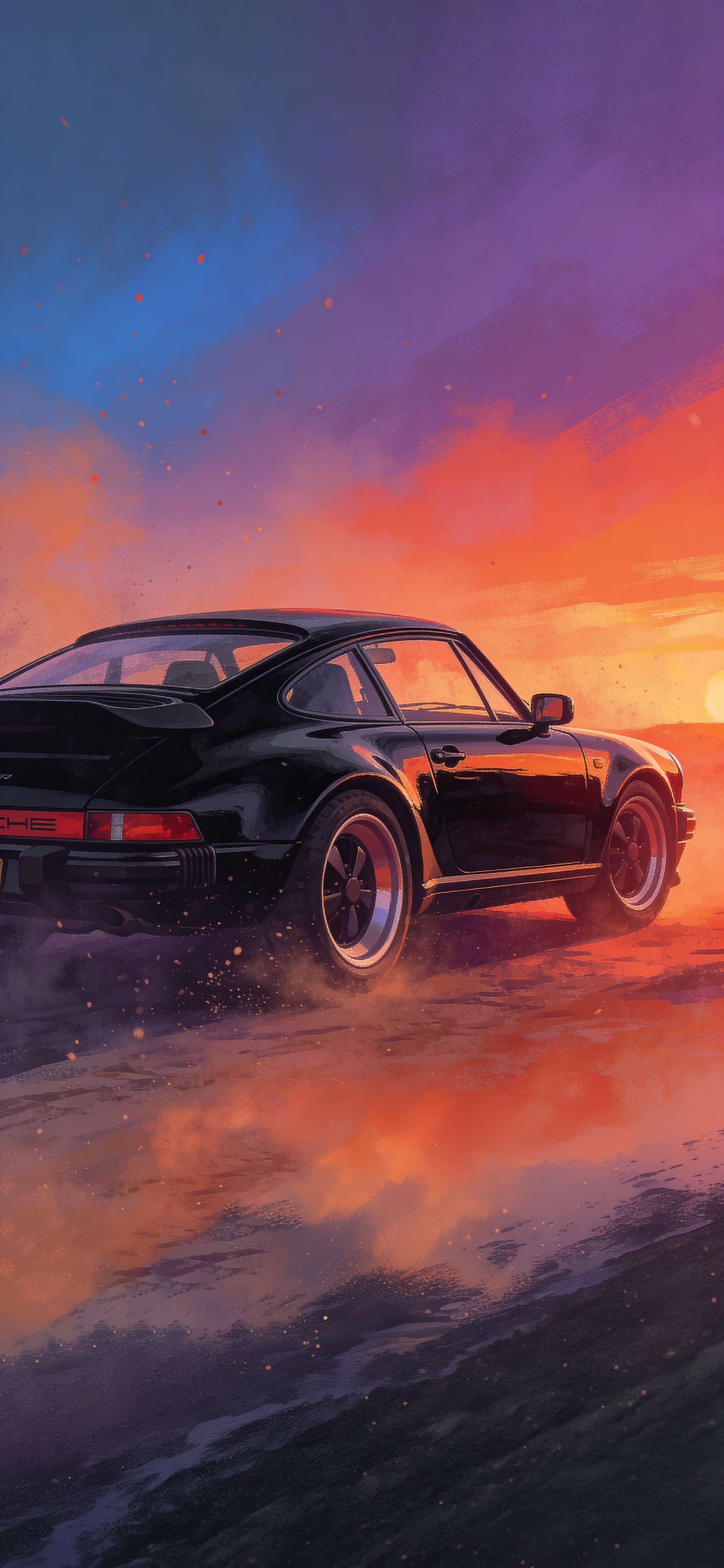 Sunset Drive Classic - free phone wallpaper