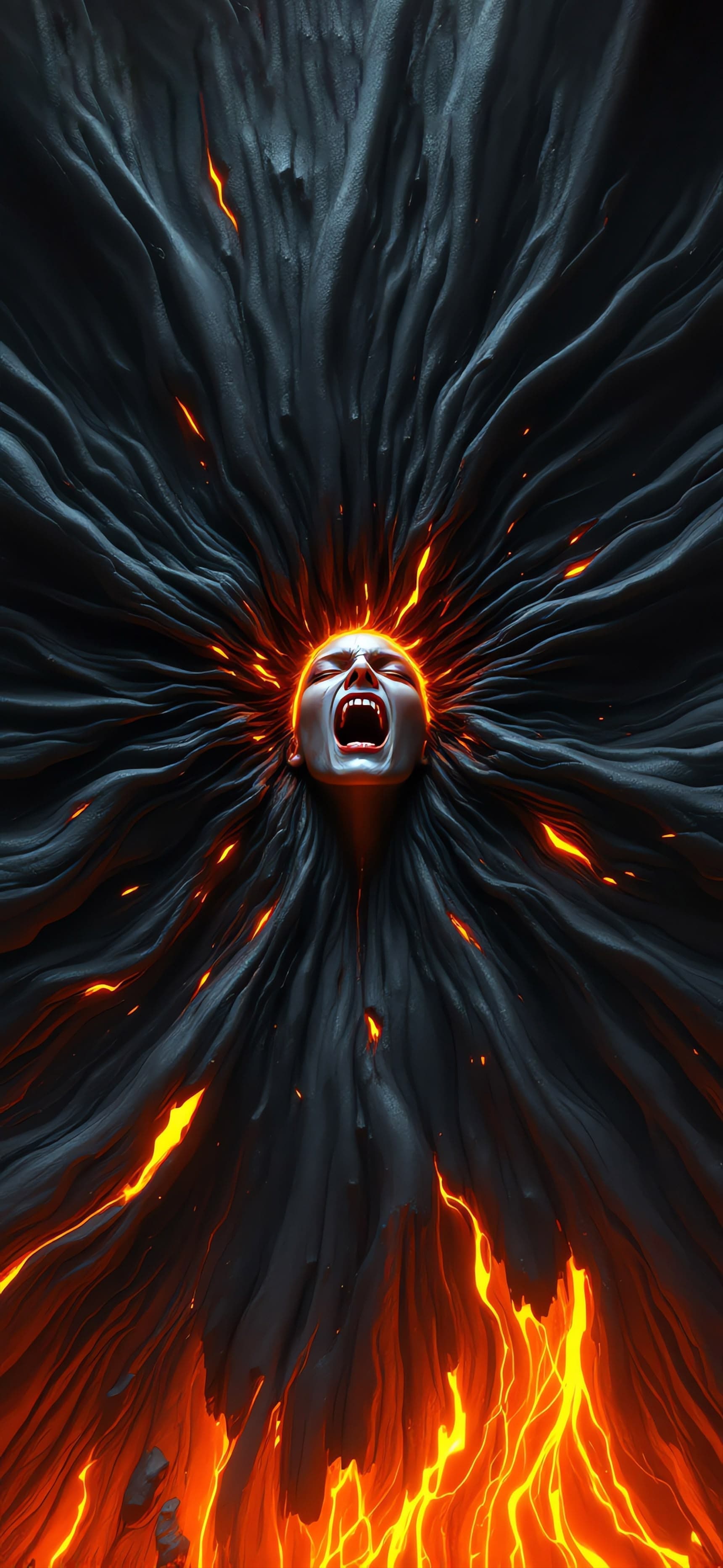 Infernal Howl 1 - Pro phone wallpaper