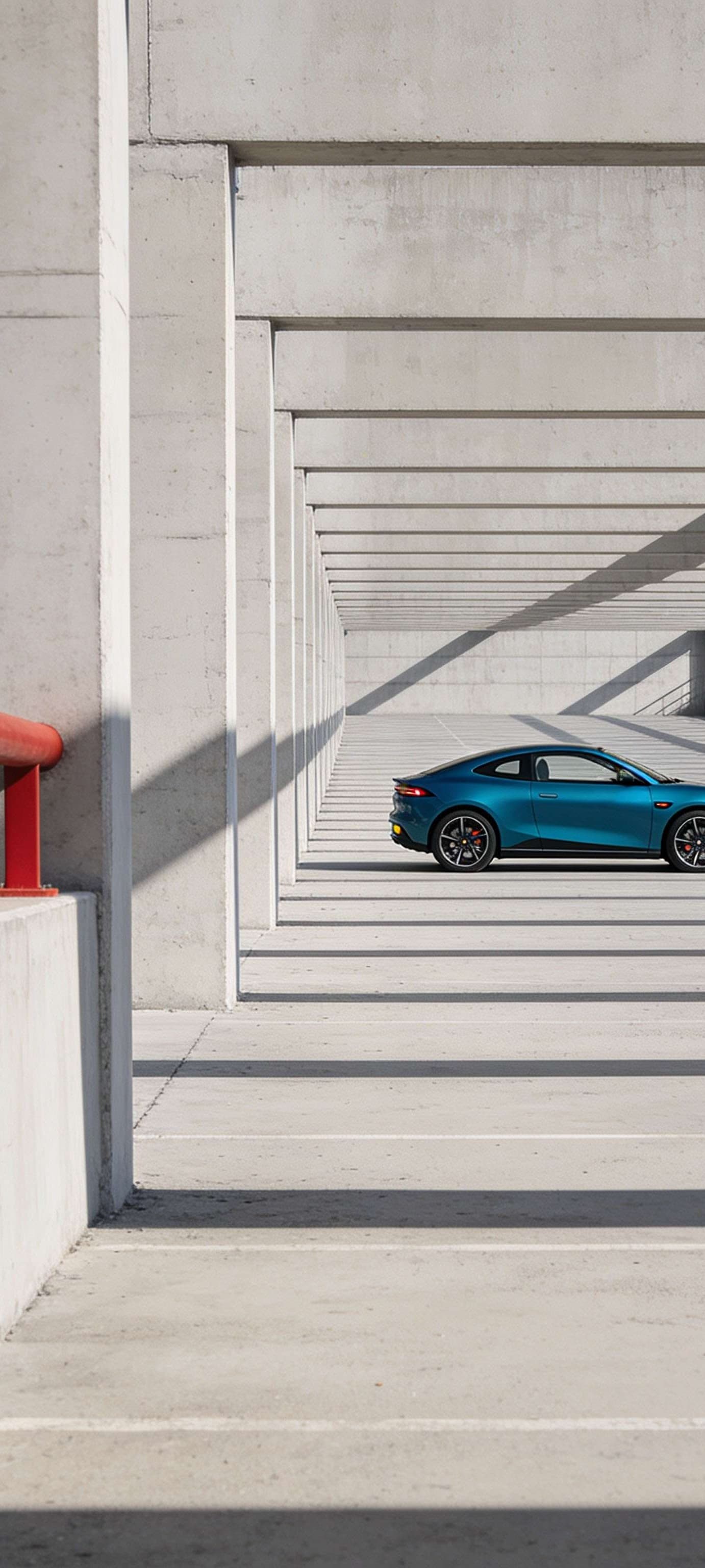 Concrete Horizon Coupe - free phone wallpaper