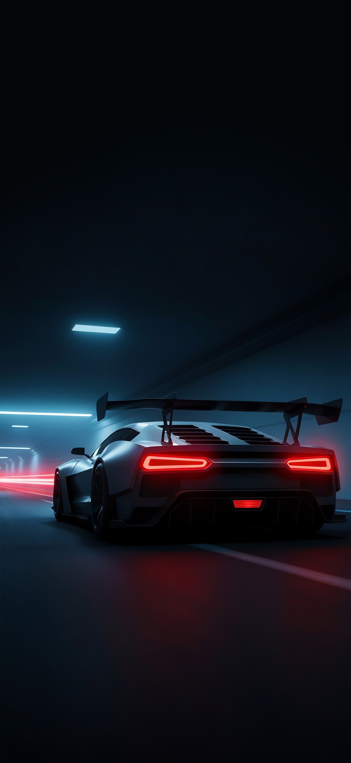 Turbo Drift Glow - free phone wallpaper