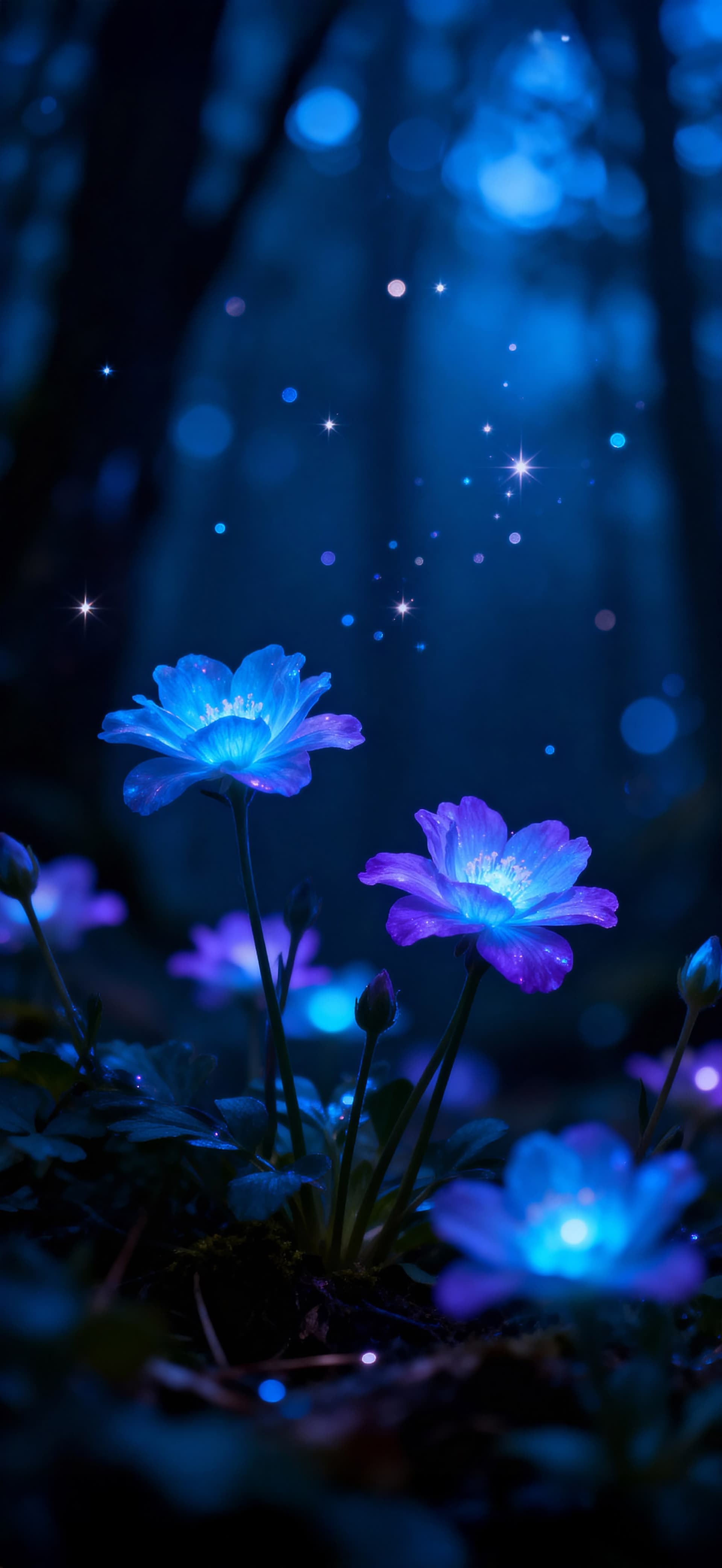 Starlit Bloom 3 - Pro phone wallpaper