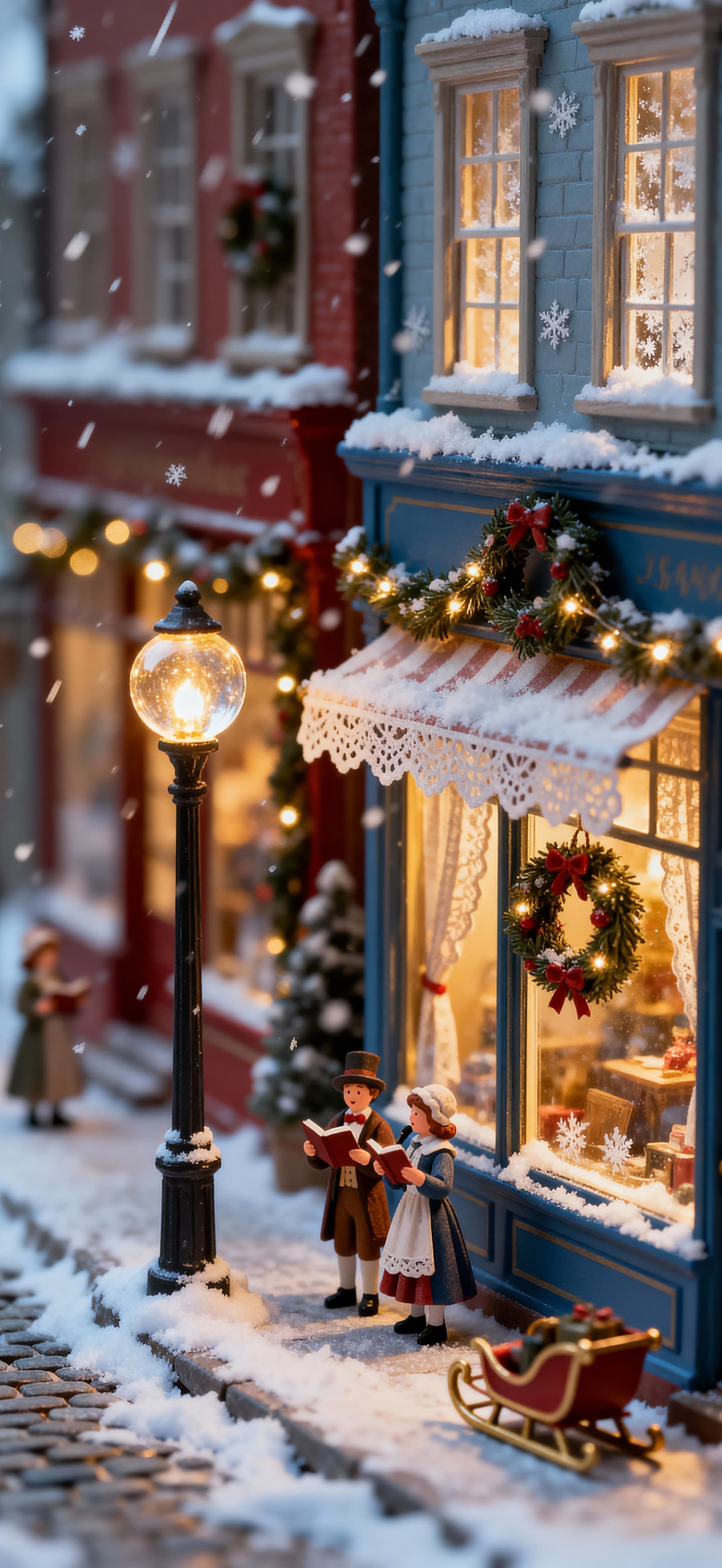 Victorian Carol Night 1 - Pro phone wallpaper