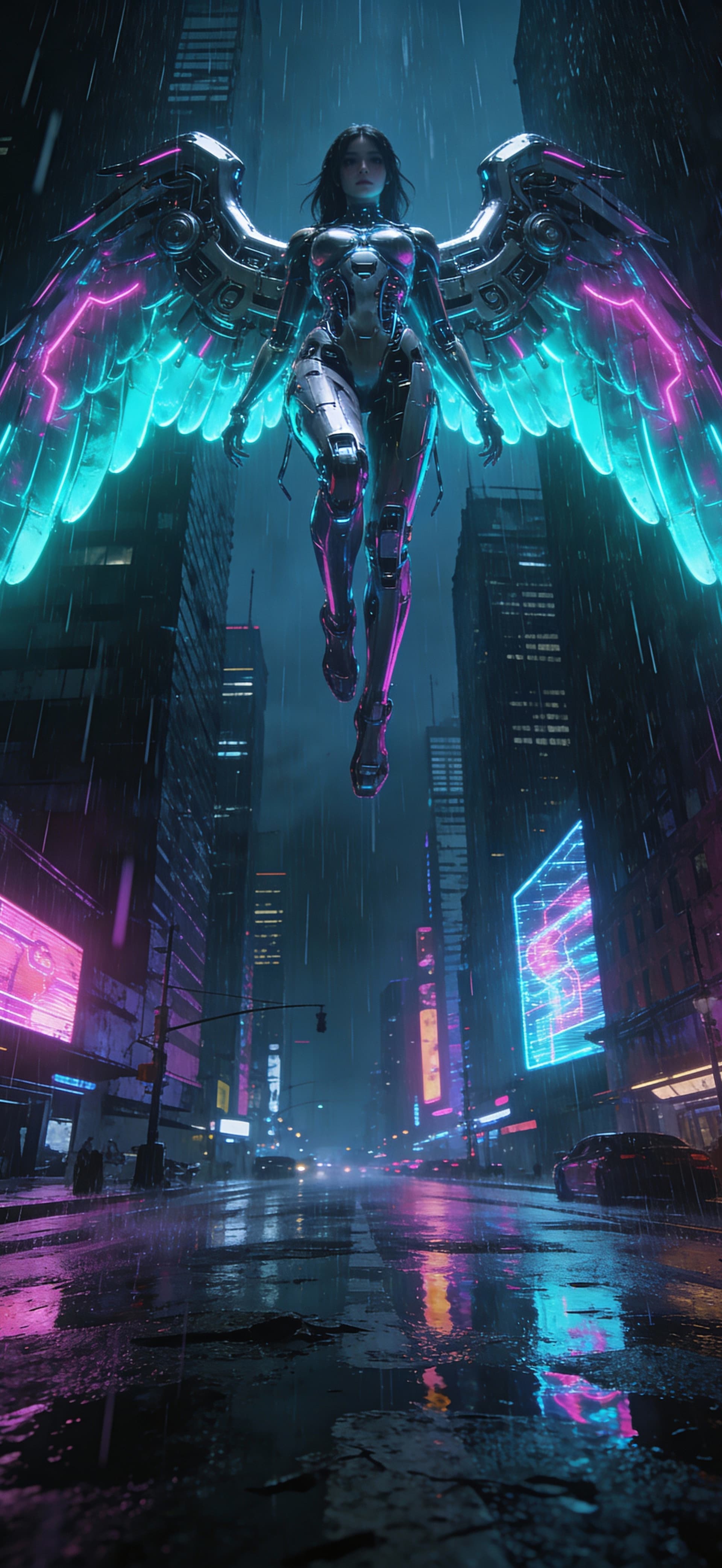 Cyber Angel 2 - free phone wallpaper