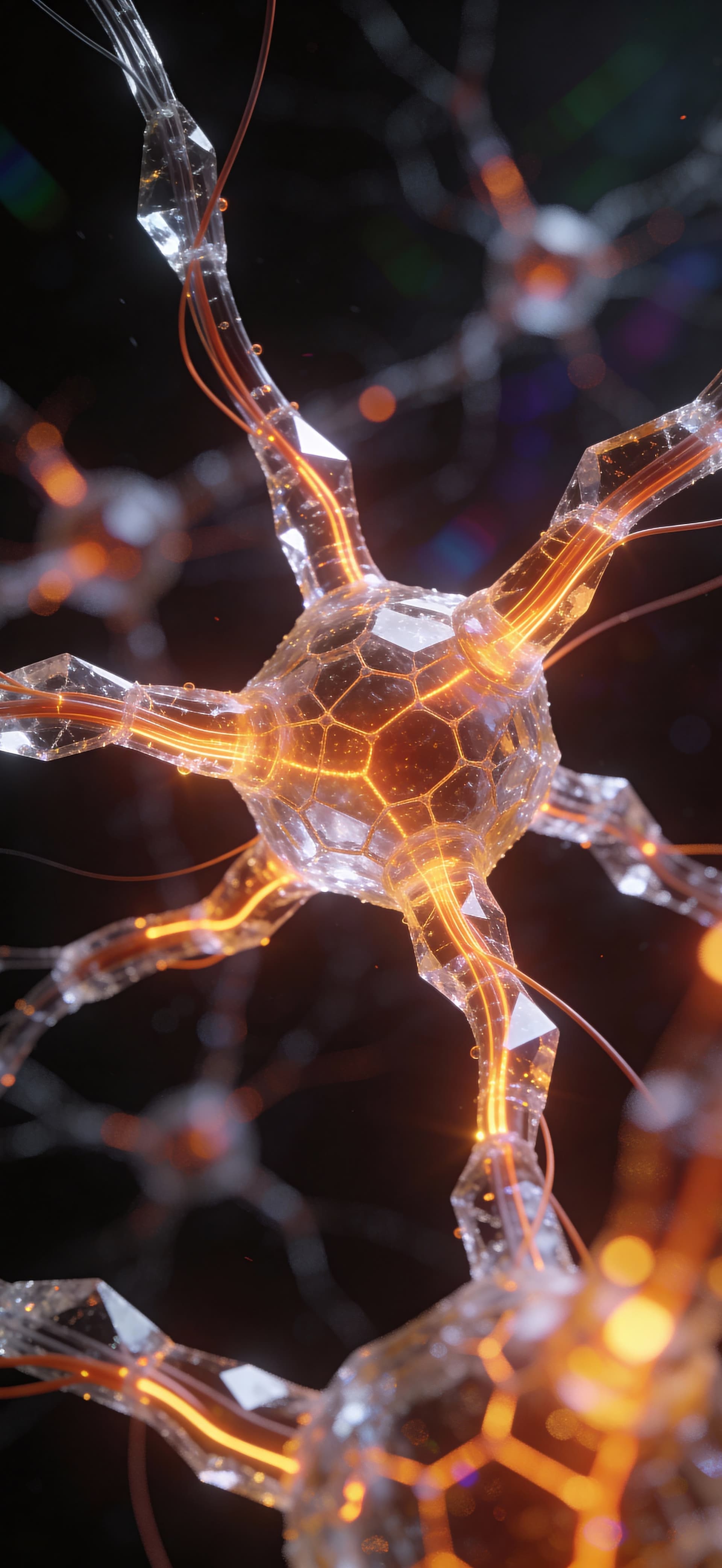 Crystal Neuron - free phone wallpaper