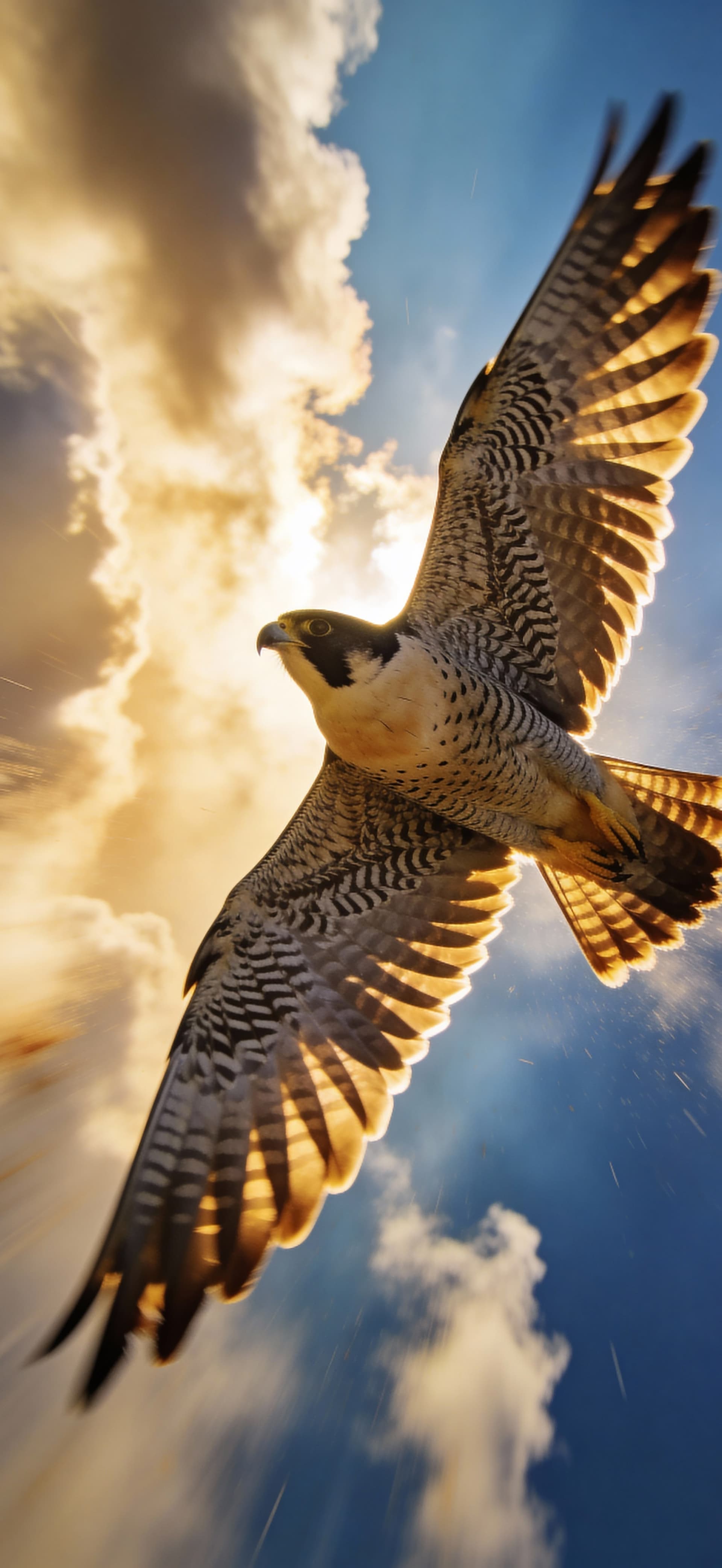 Soaring Falcon - Pro phone wallpaper