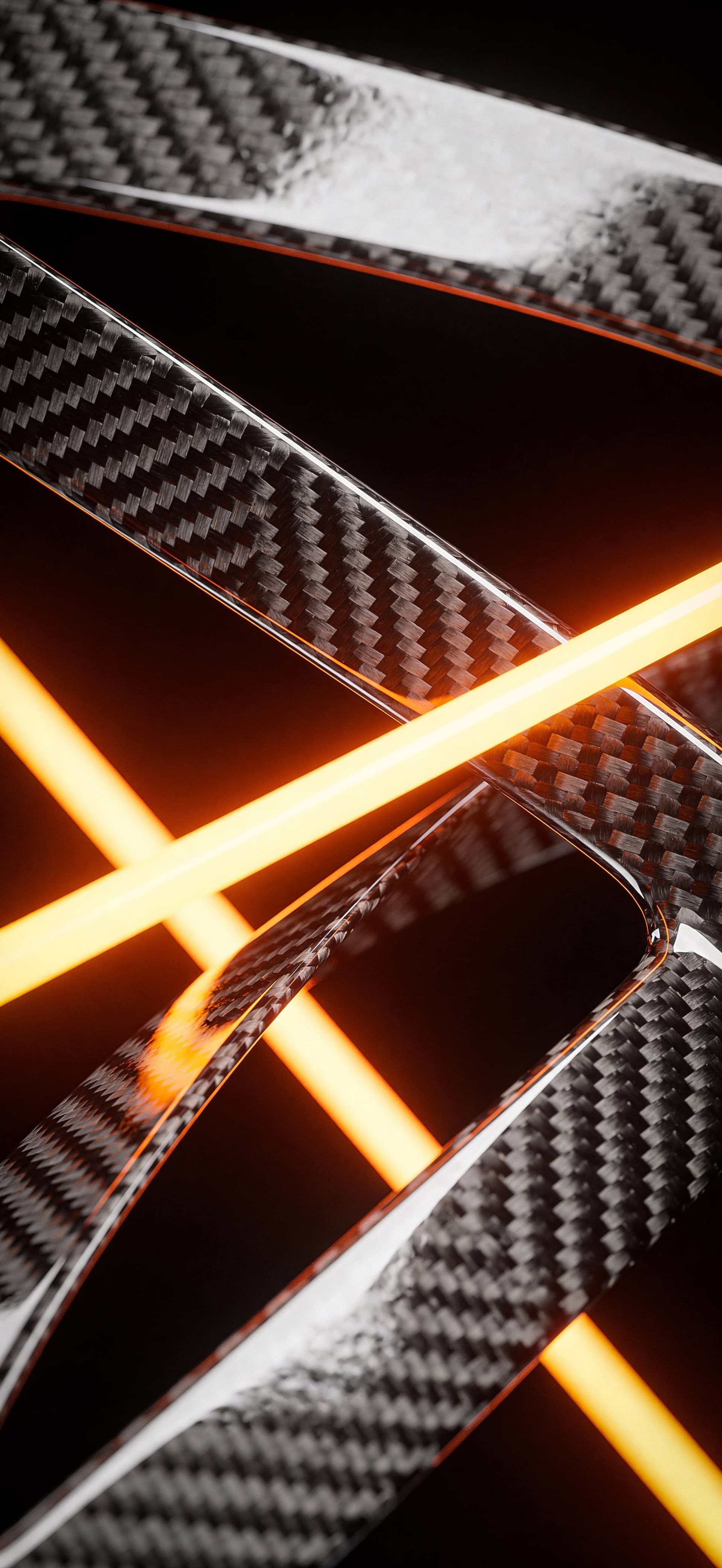 Carbon Fiber Glow - free phone wallpaper