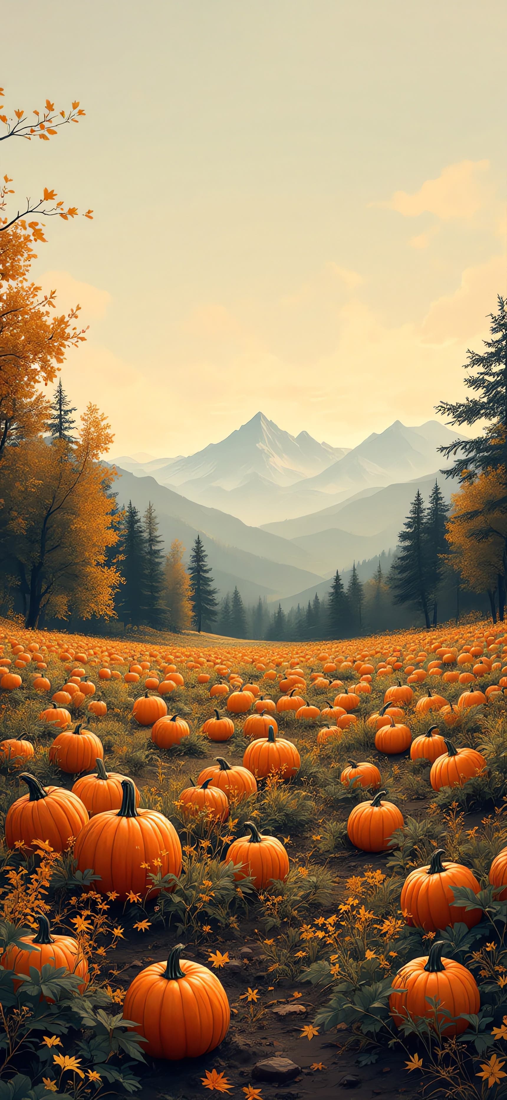 Pumpkin Valley 2 - free phone wallpaper