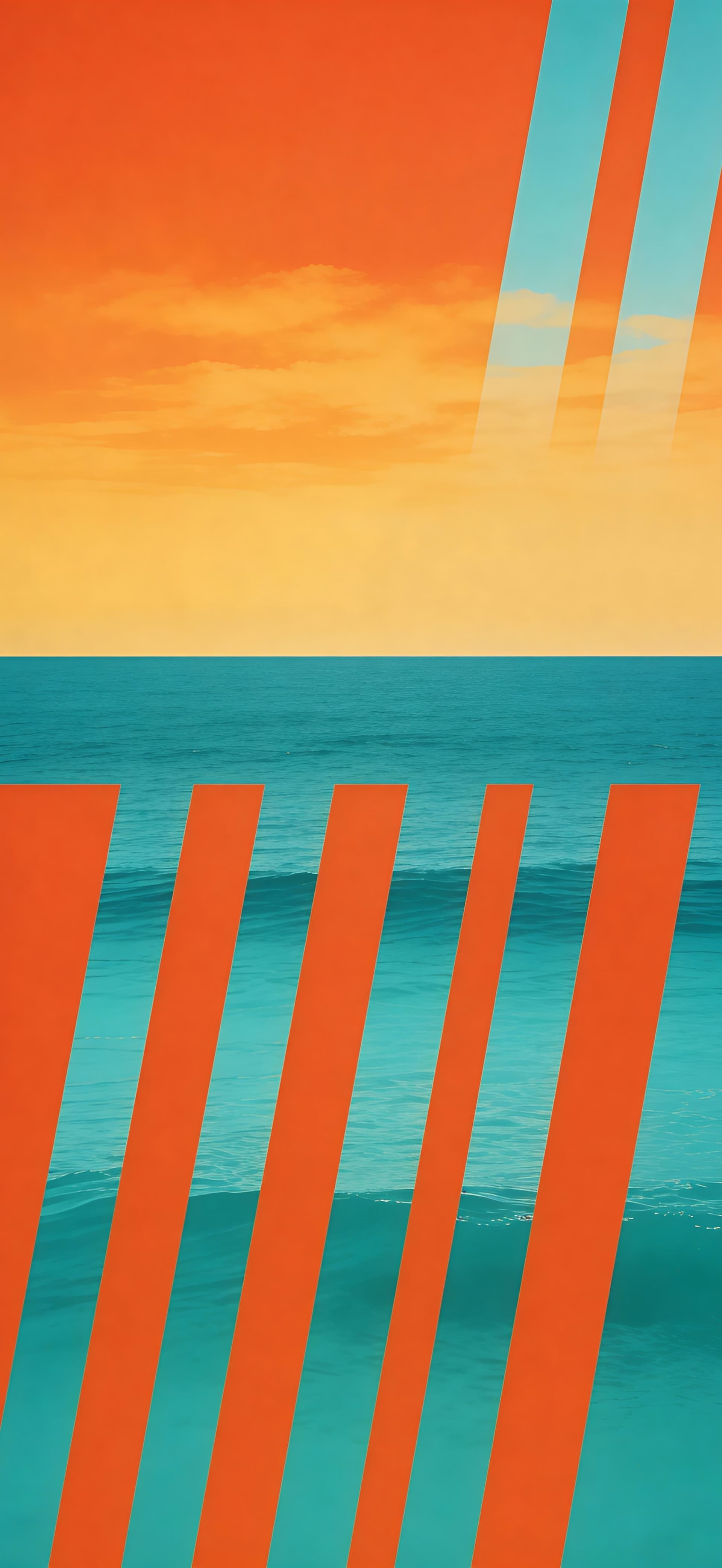 Coastal Stripes - free phone wallpaper