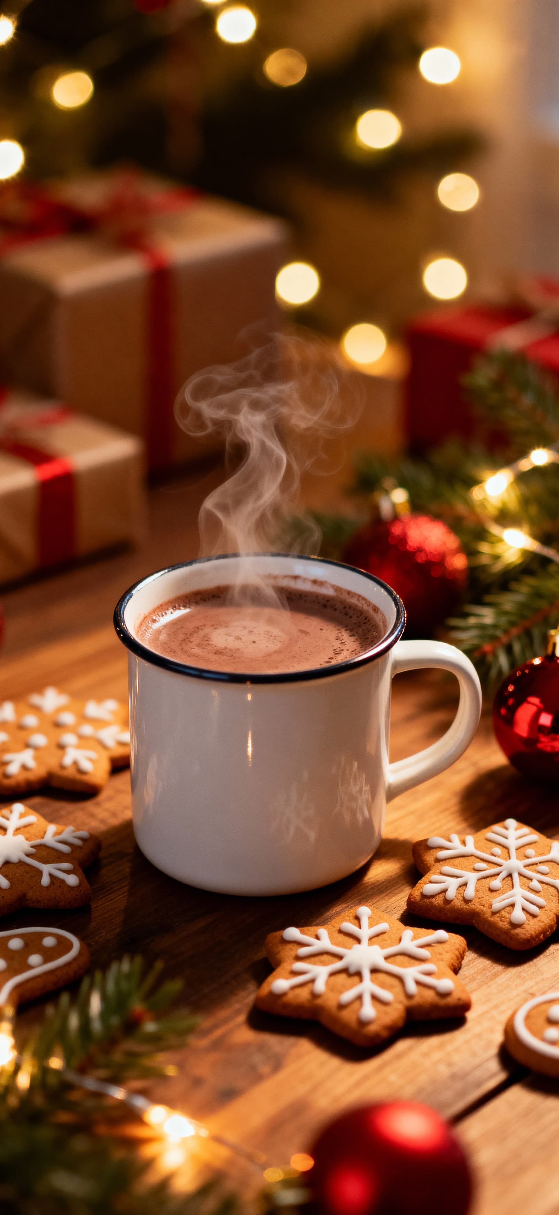 Christmas Hot Chocolate 1 - free phone wallpaper