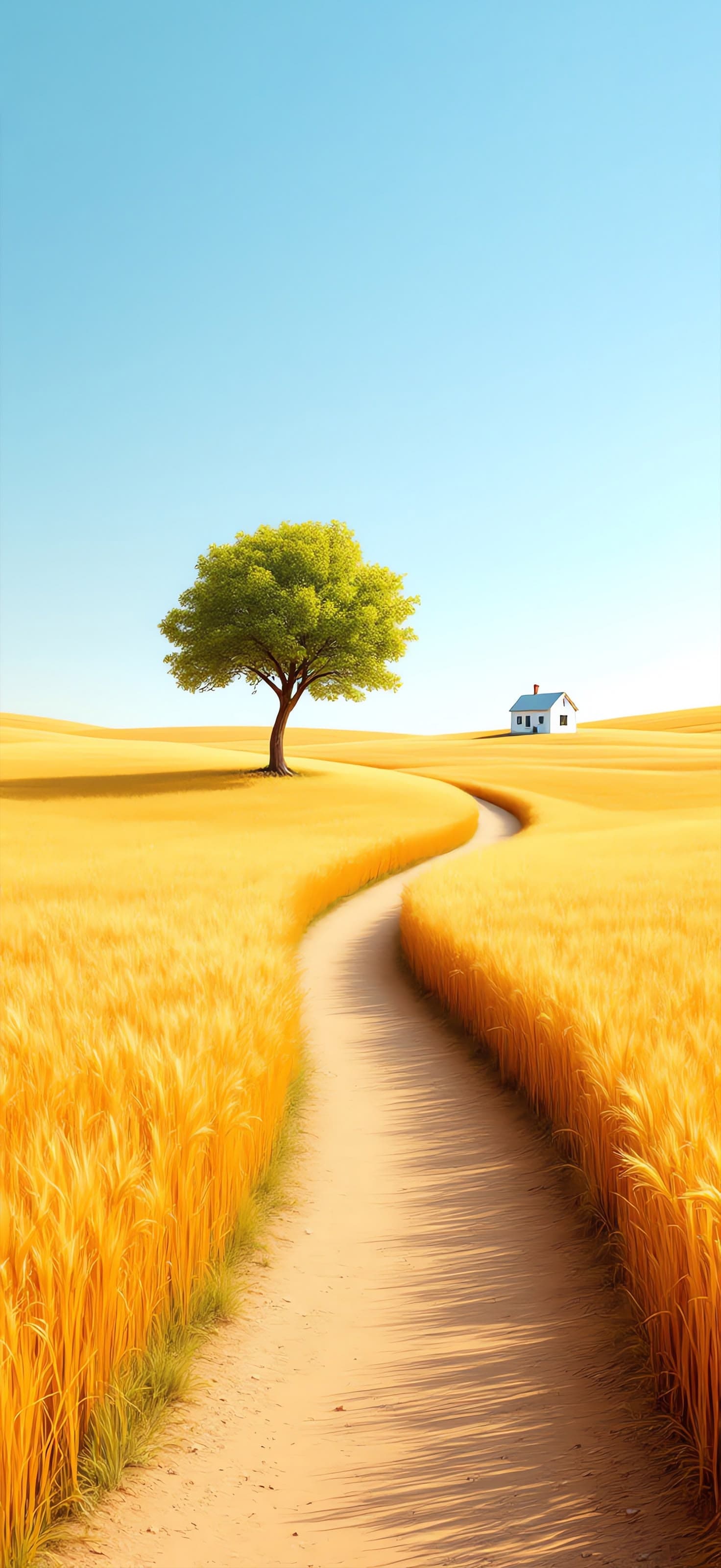 Golden Path 3 - Pro phone wallpaper