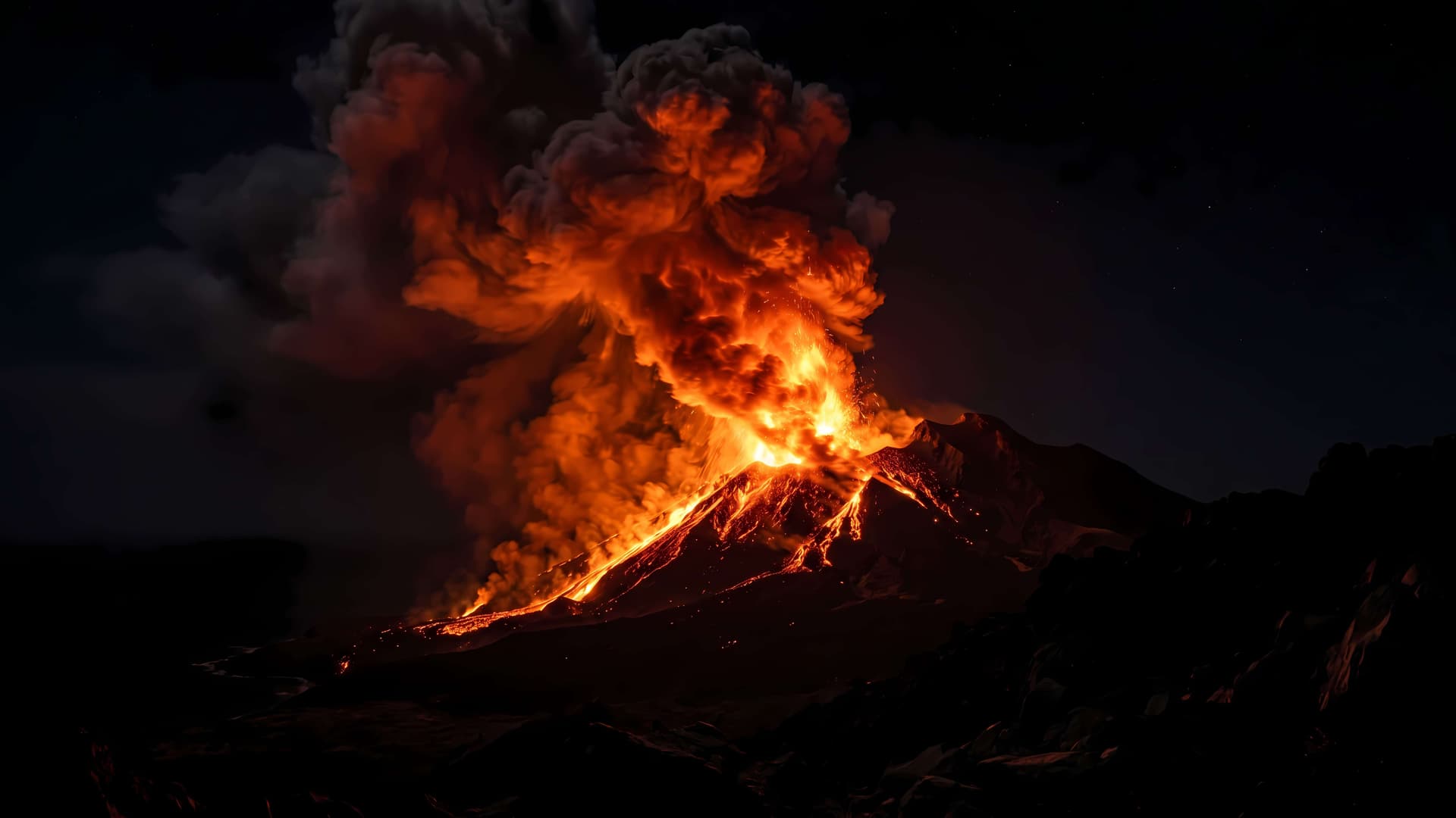 Volcanic Fury - Pro desktop wallpaper