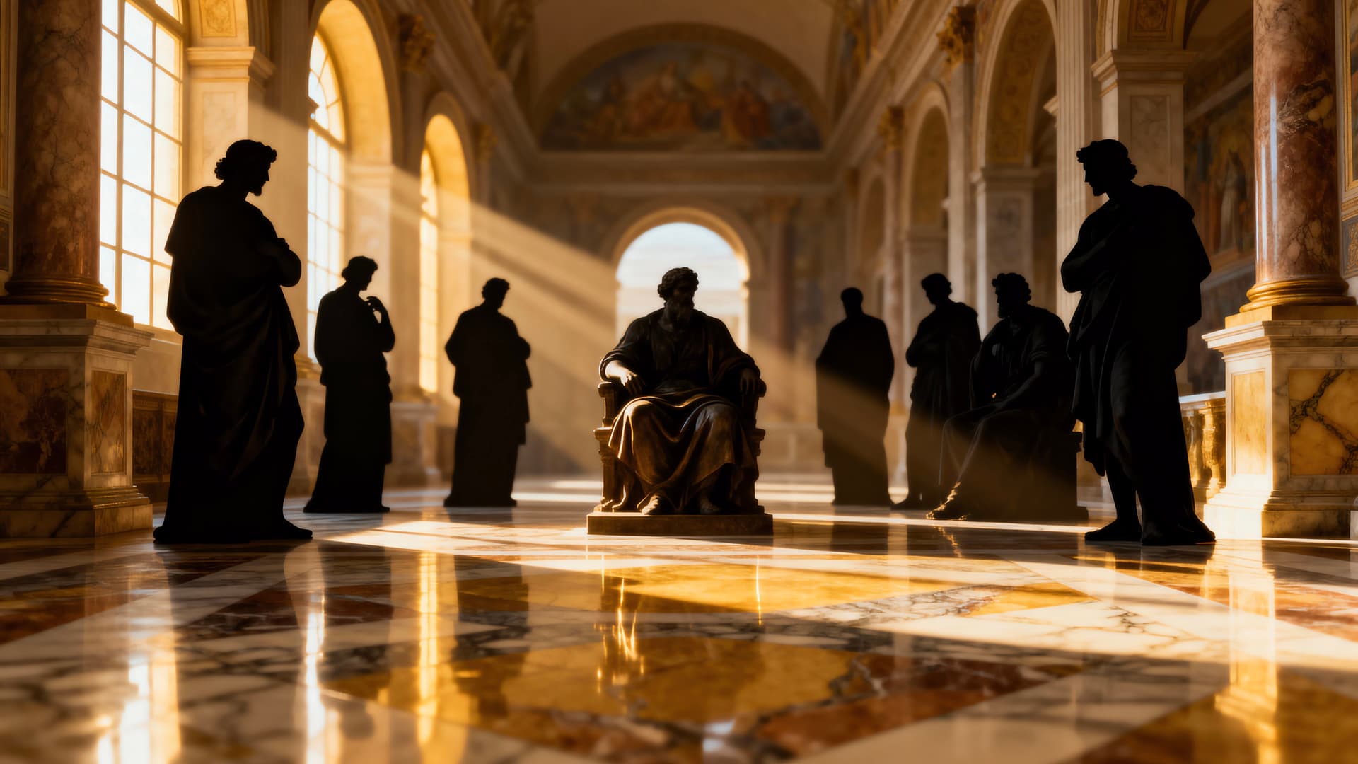 Hall of Statues - Pro desktop wallpaper