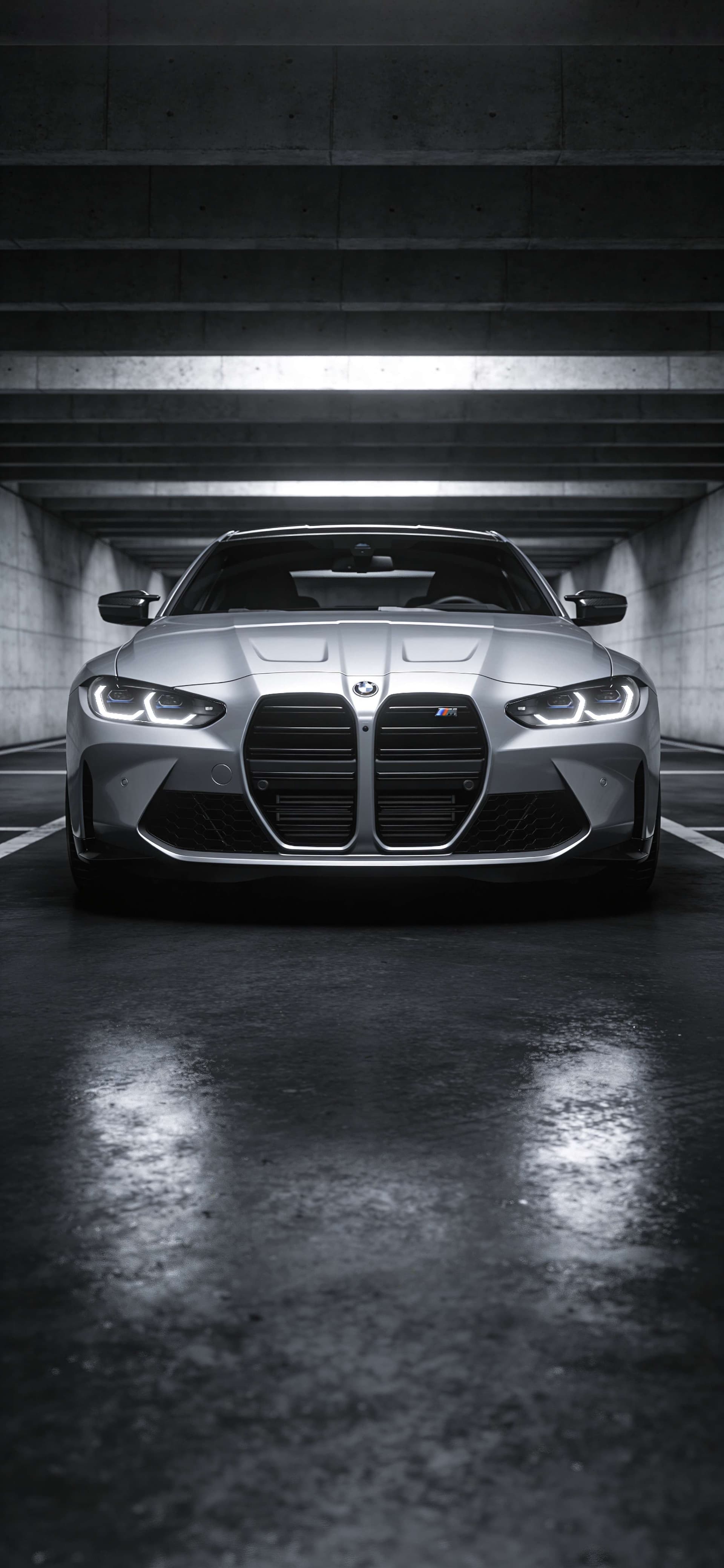 Dark Garage Beast - free phone wallpaper
