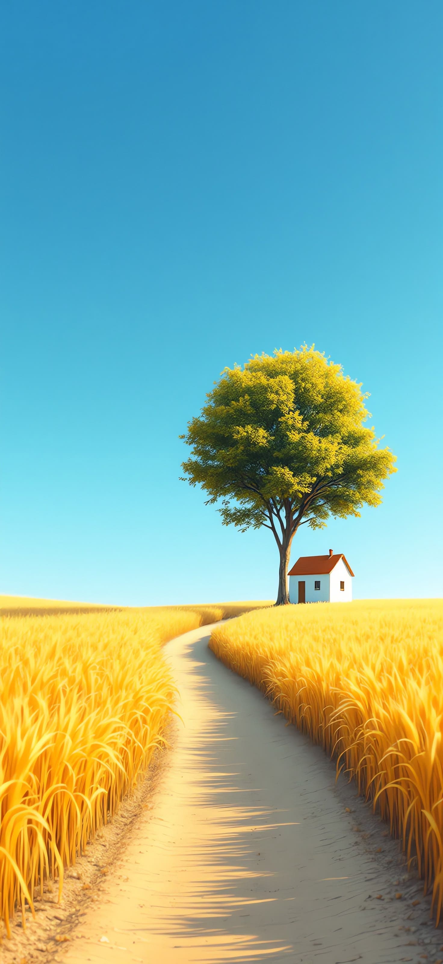 Golden Path 2 - Pro phone wallpaper