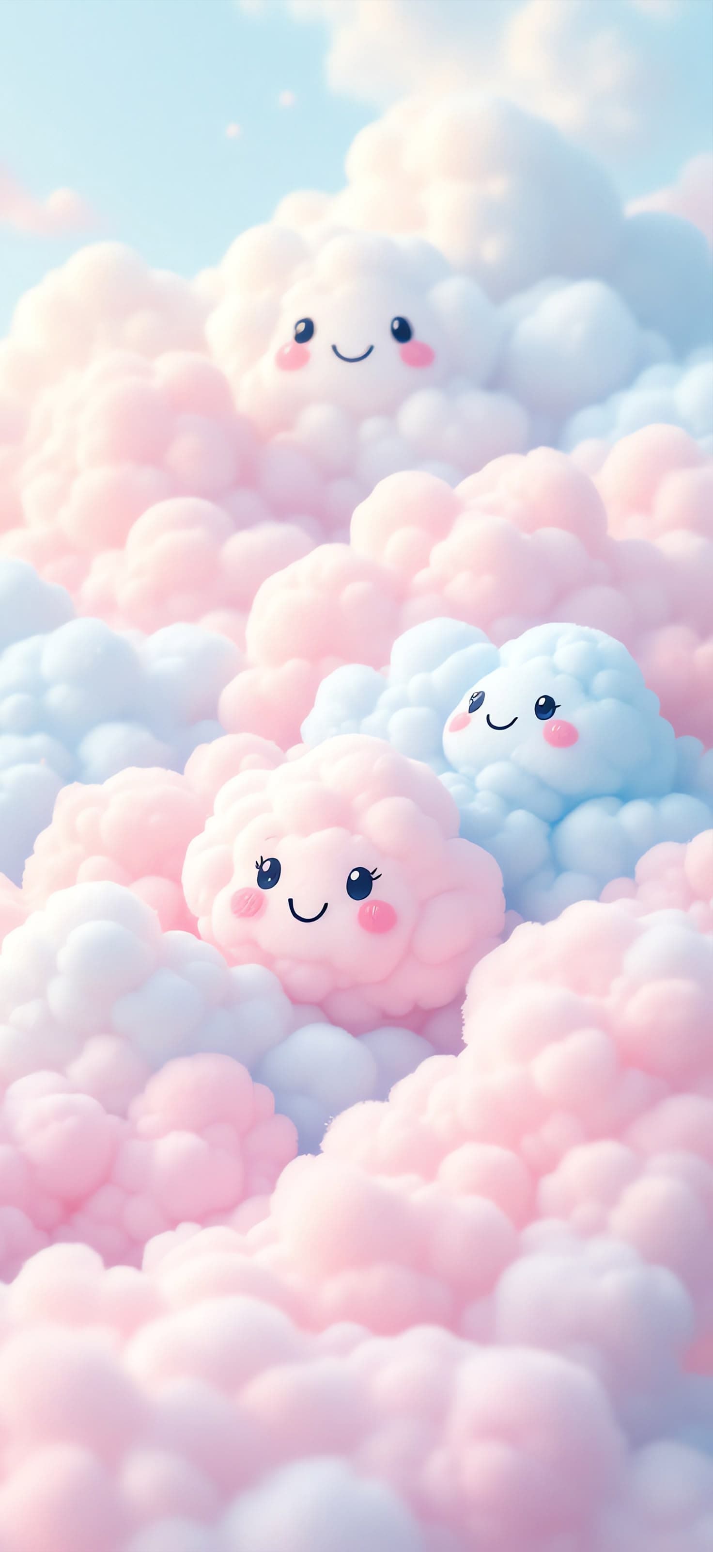Cotton Candy Clouds 2 - free phone wallpaper