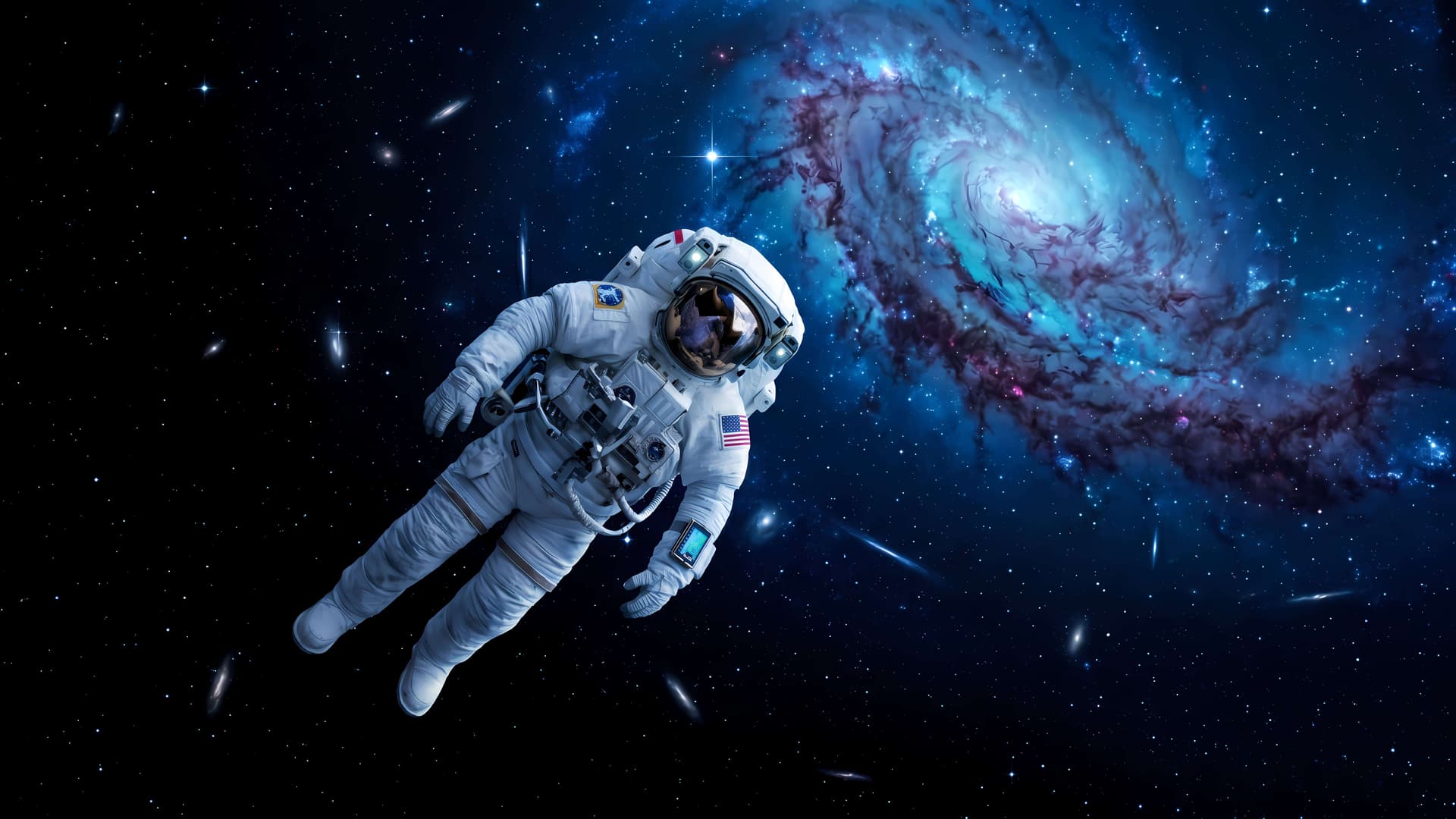 Lost in Galaxy - free desktop wallpaper