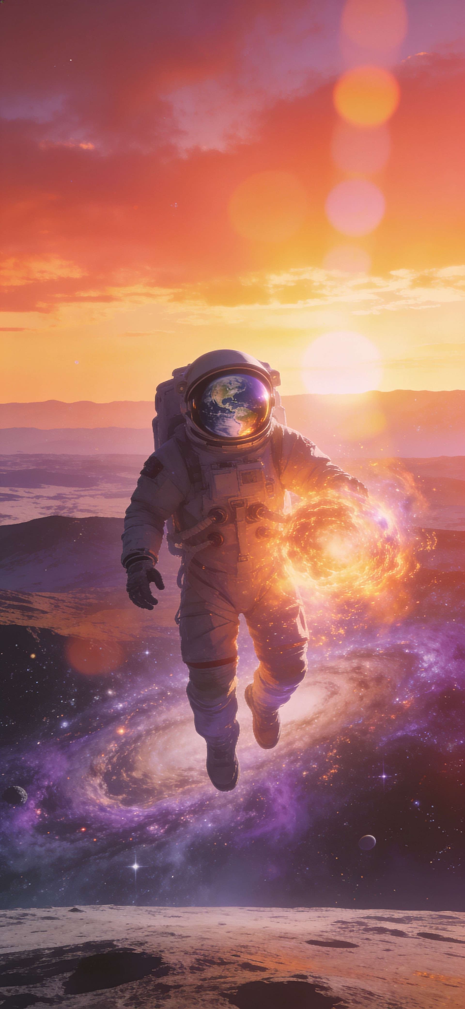 Cosmic Energy Explorer - Pro phone wallpaper