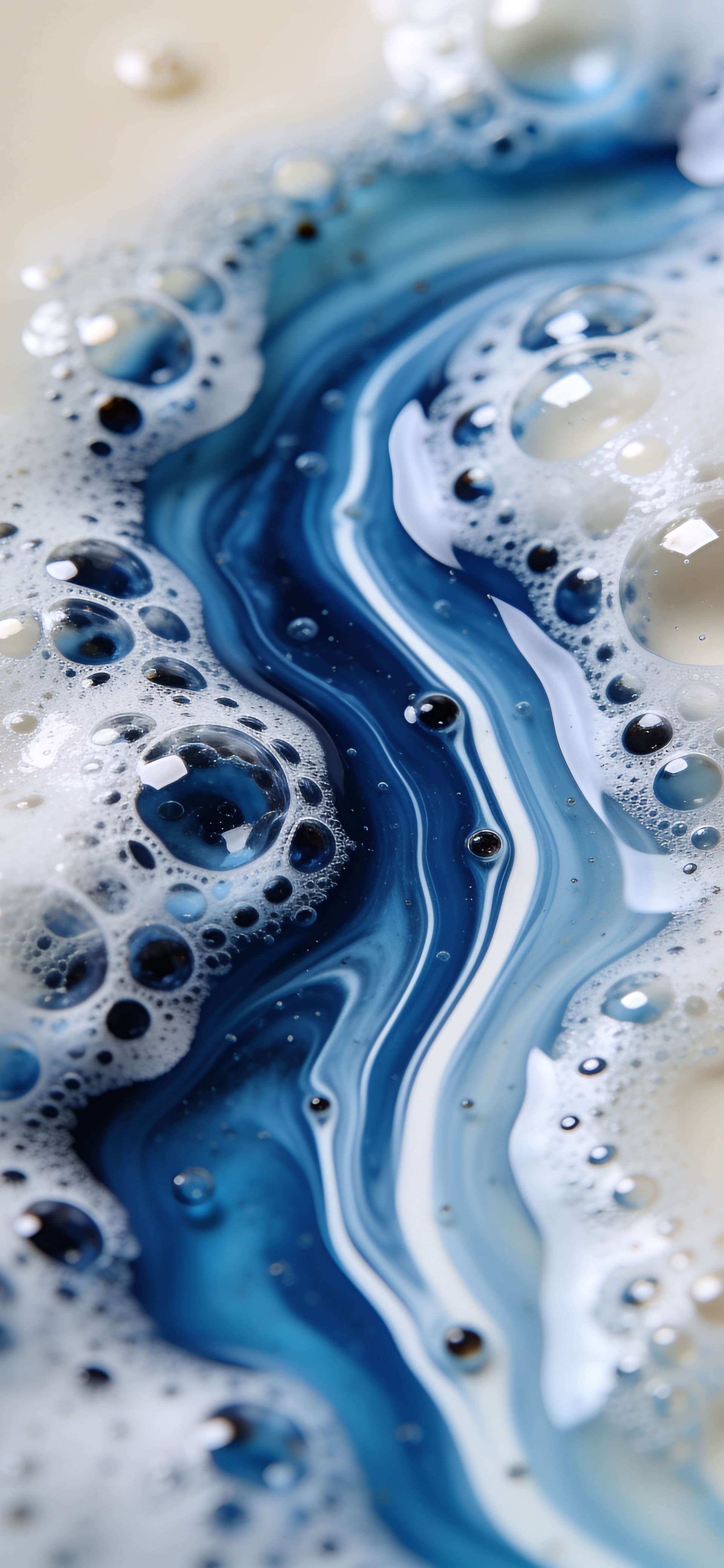Fluid Marble Foam - Pro phone wallpaper