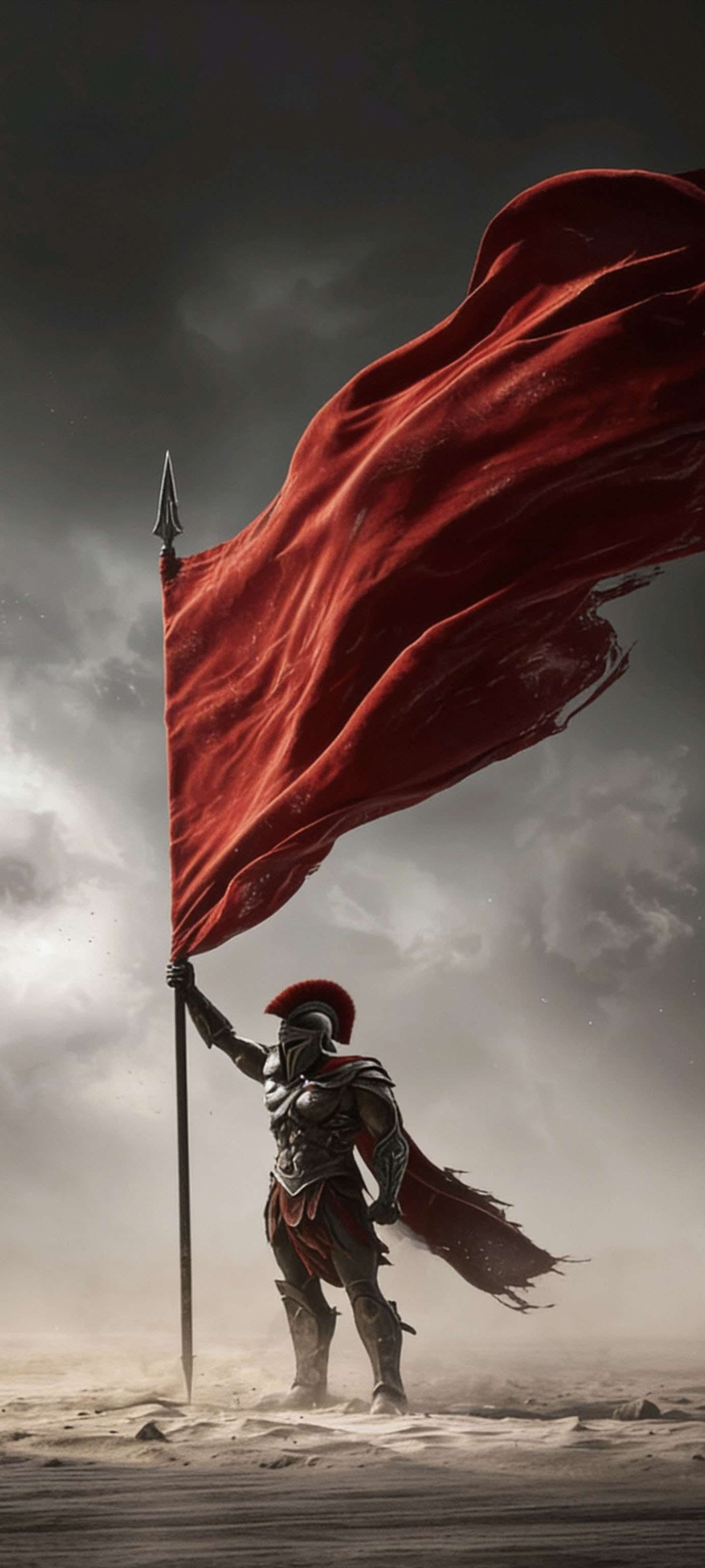 Warrior Flag Standard - free phone wallpaper
