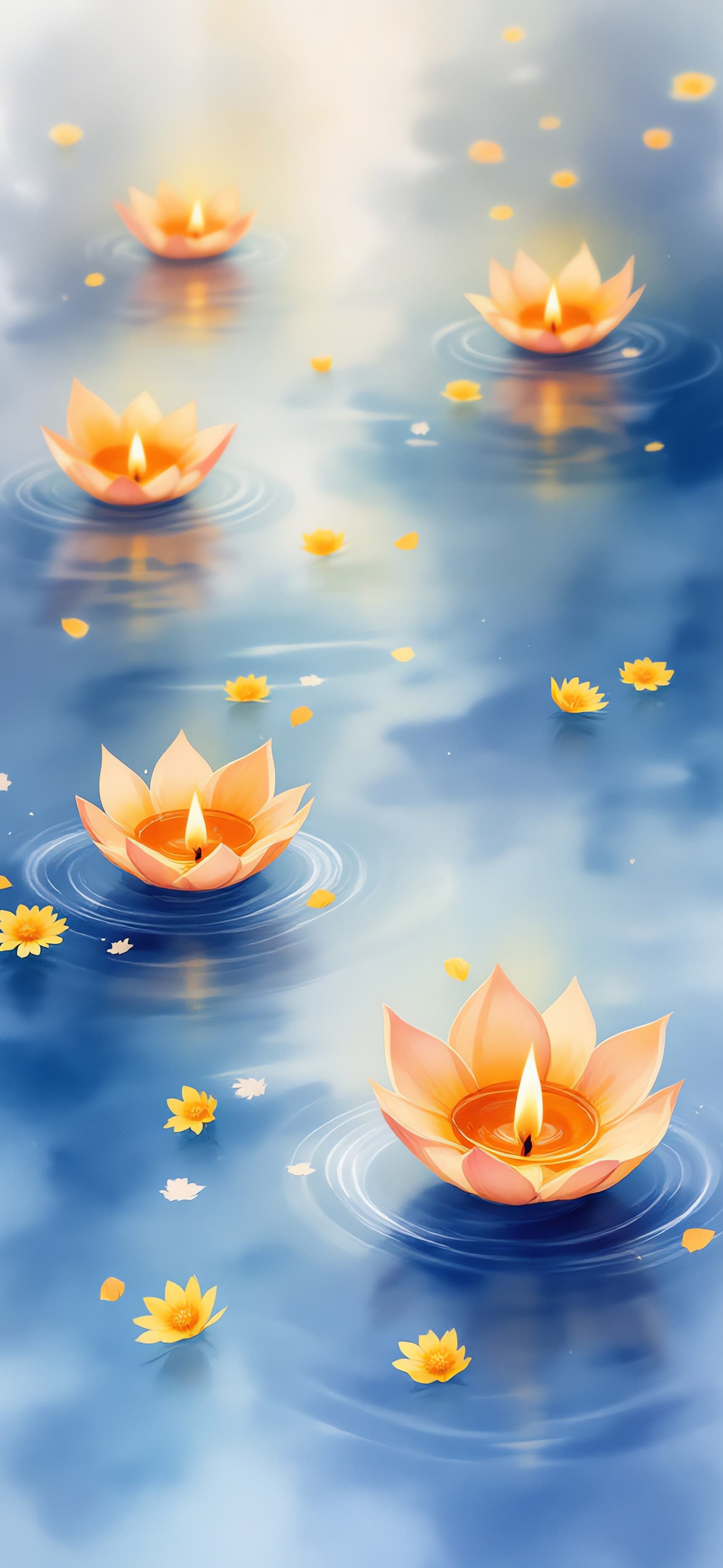Lotus Lanterns - Pro phone wallpaper