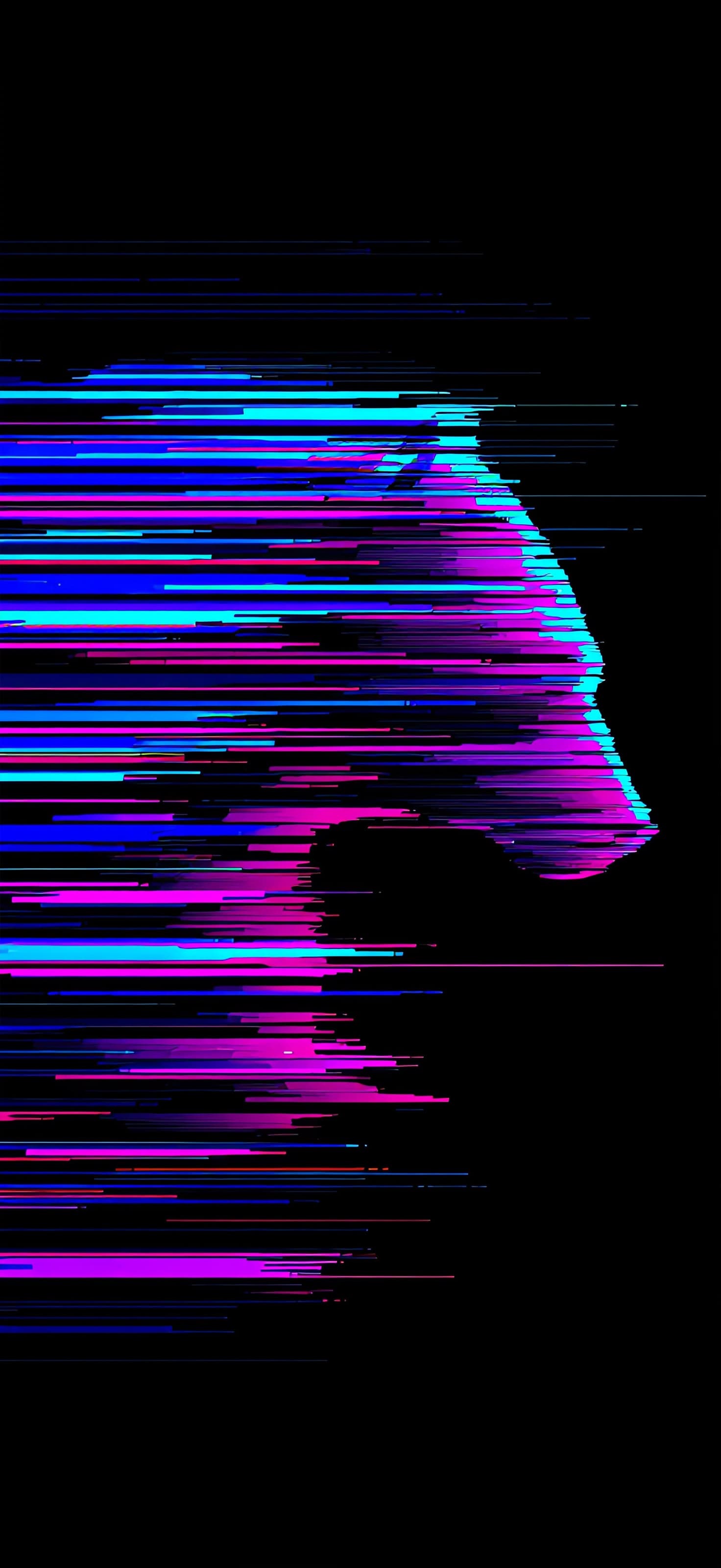 Glitch Bear 1 - free phone wallpaper